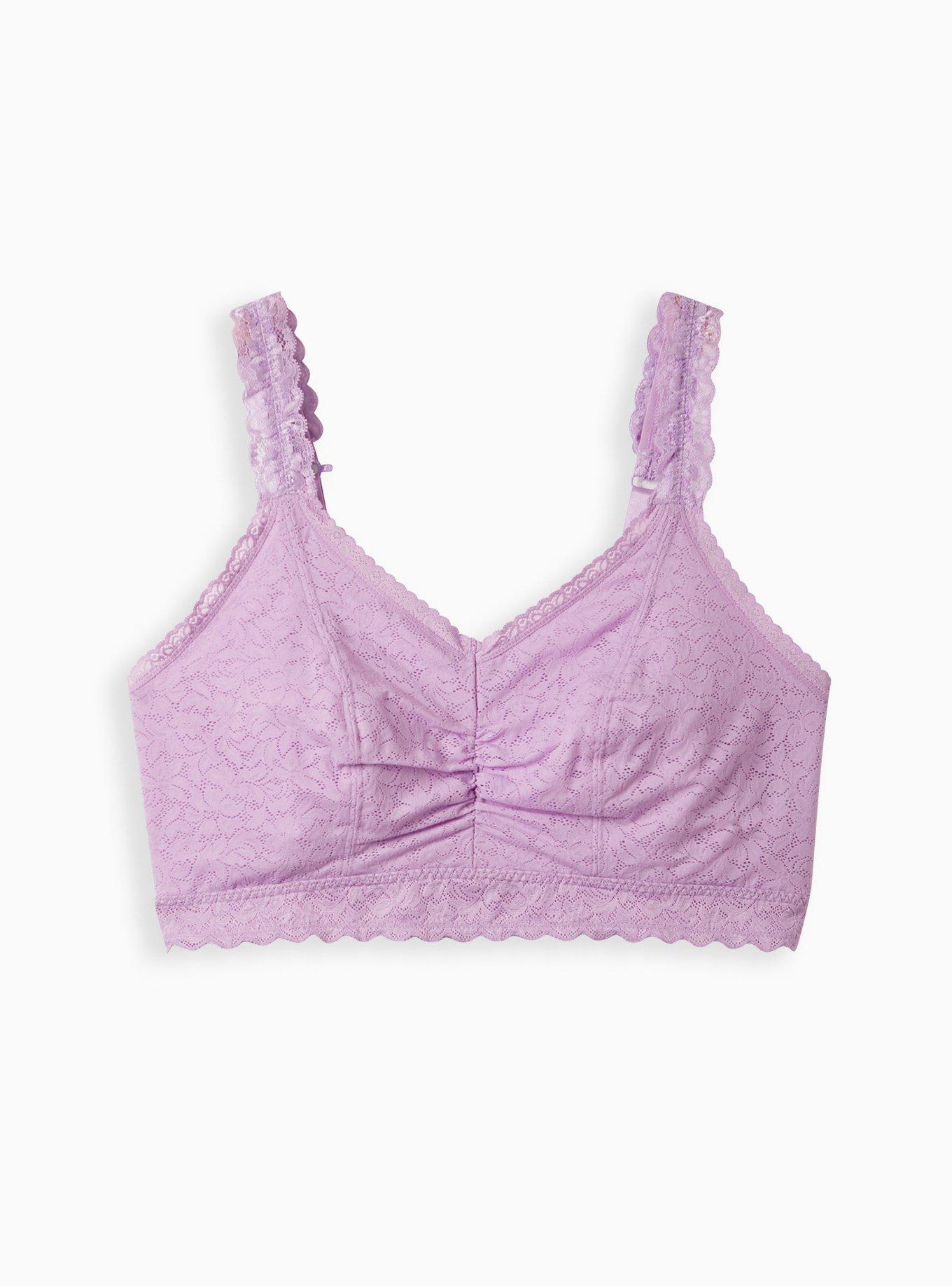 Vail Lace Bralette Lounge Top in Cranberry Kisses