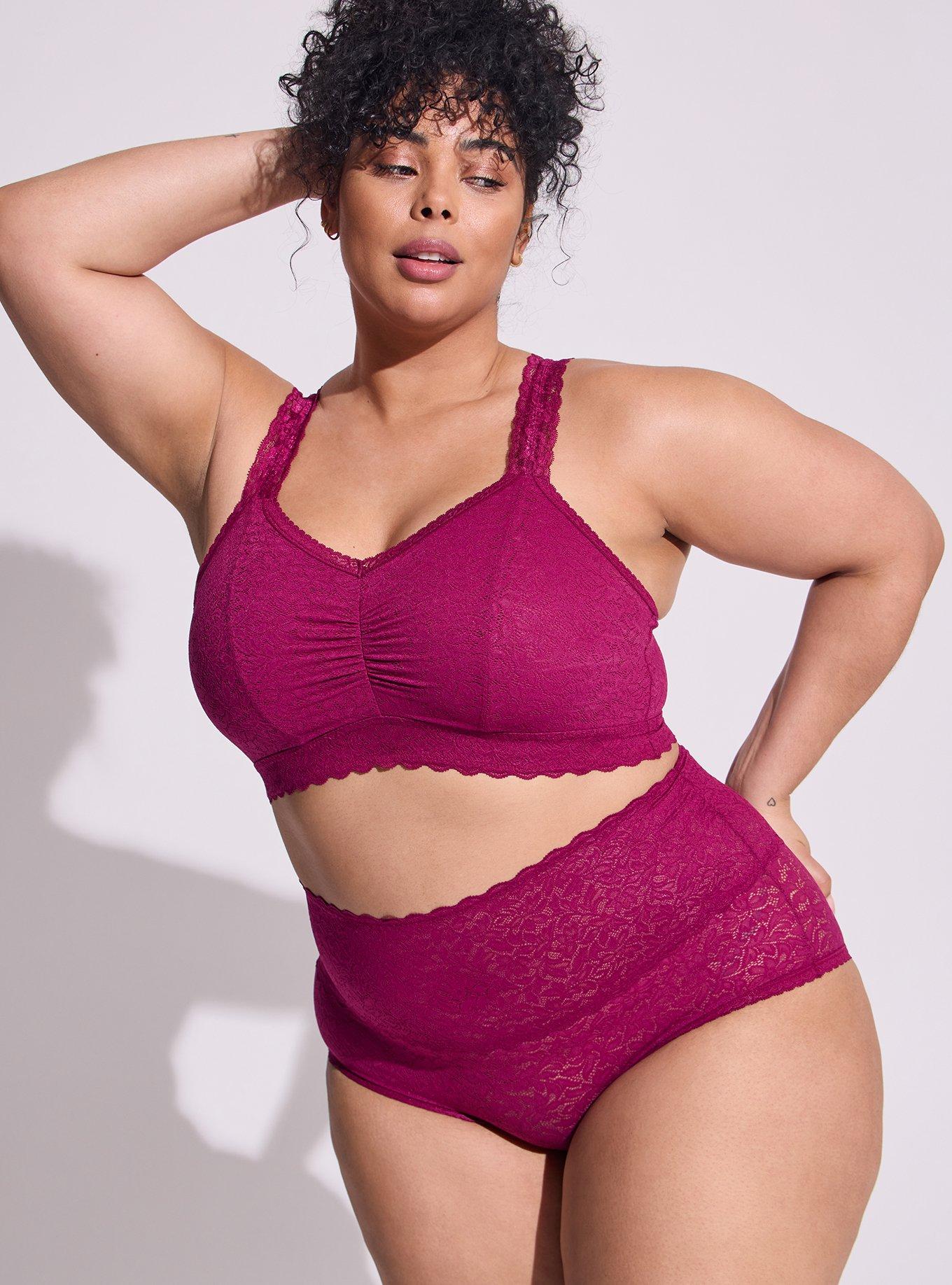 Plus Size - Bralite Unlined 4-Way Stretch Lace Bralette - Torrid