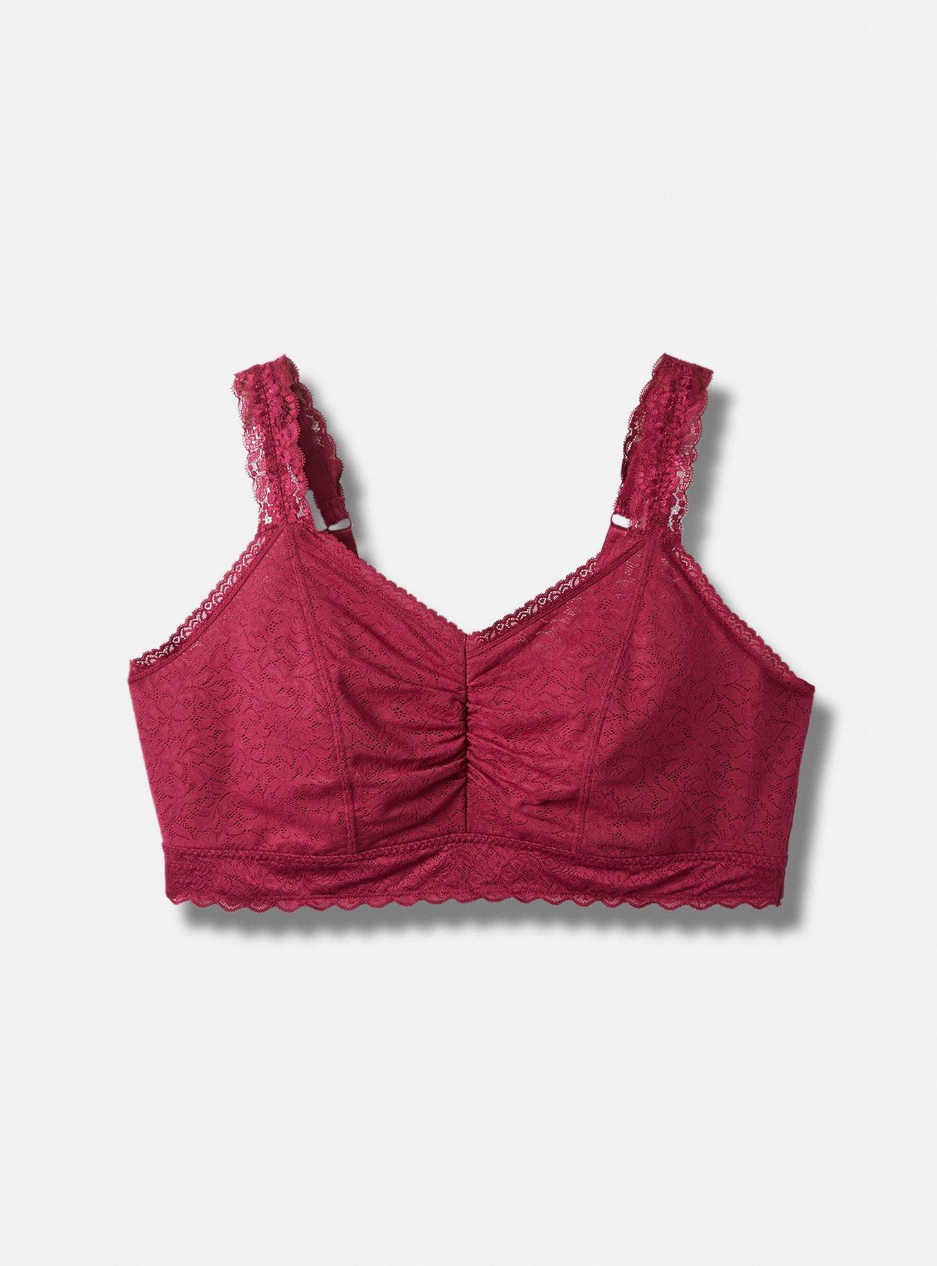 Bralite Unlined 4-Way Stretch Lace Bralette