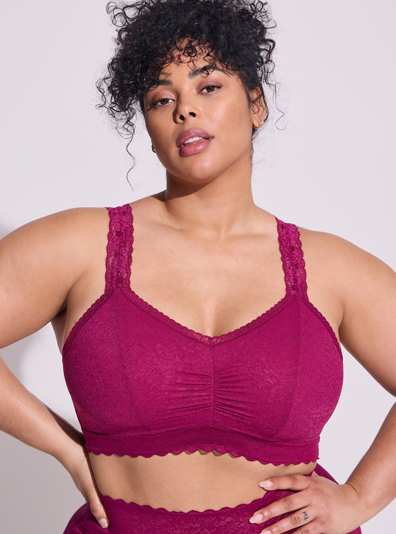 TORRID Bralite Unlined 4-Way Stretch Lace Bralette