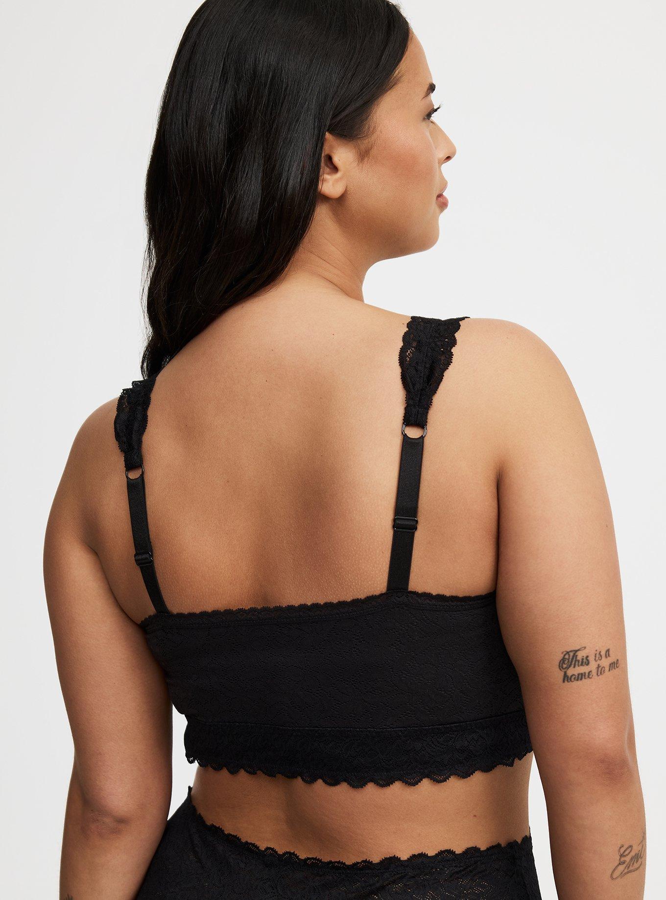 Plus Size - Bralite Unlined 4-Way Stretch Lace Bralette - Torrid