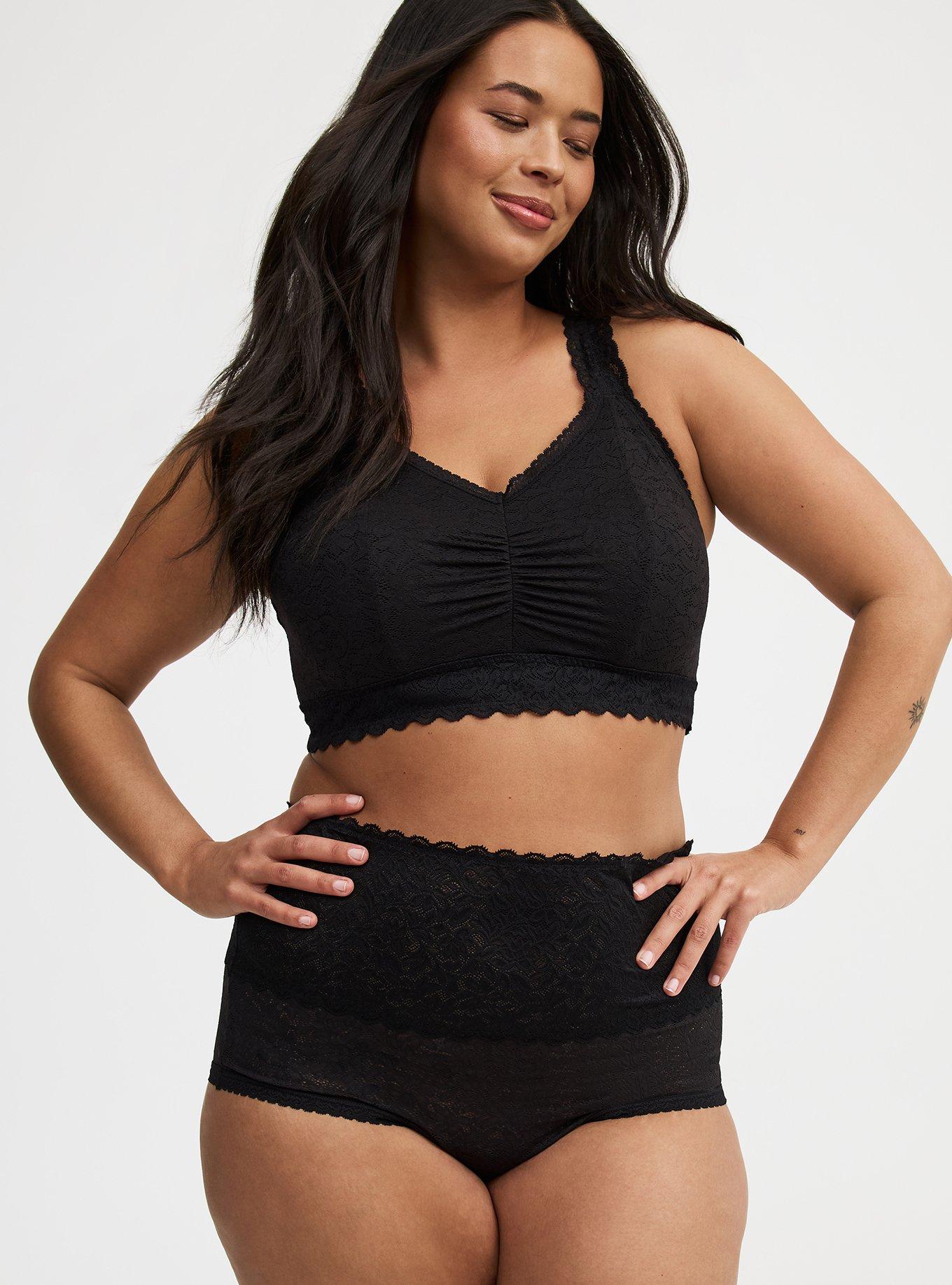 TORRID Bralite Unlined 4-Way Stretch Lace Bralette