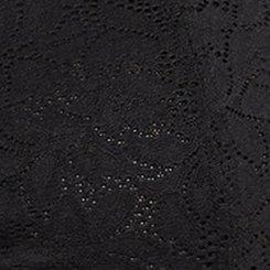 Bralite Unlined 4-Way Stretch Lace Bralette, RICH BLACK, swatch