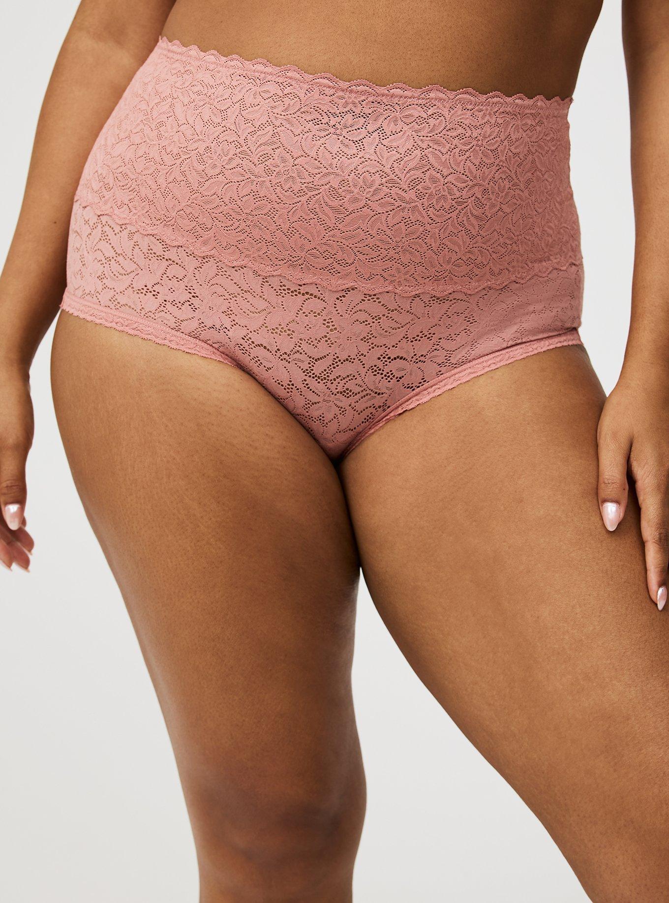 4-Way Stretch High-Rise Lace Panty