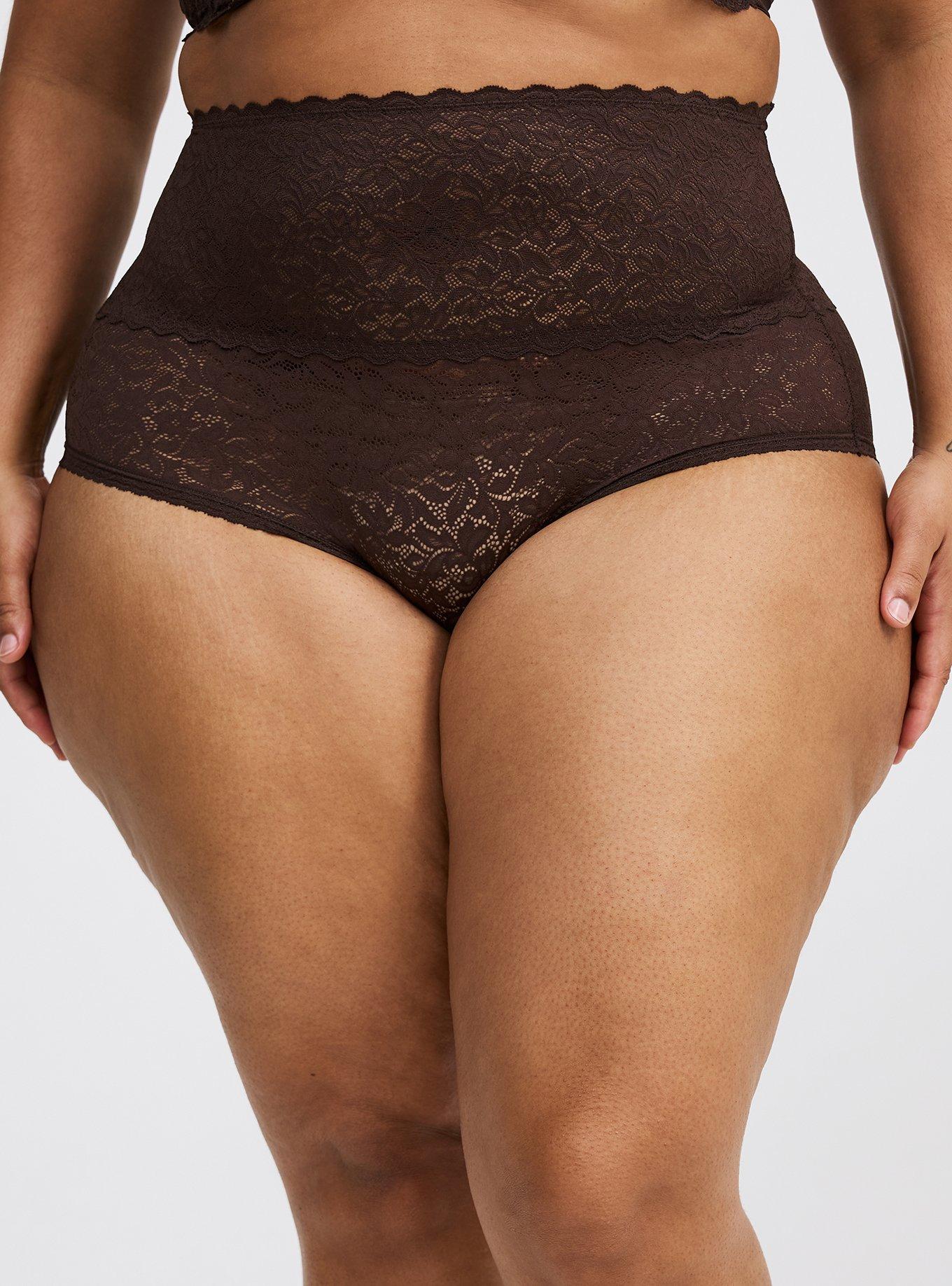 4-Way Stretch High-Rise Lace Panty