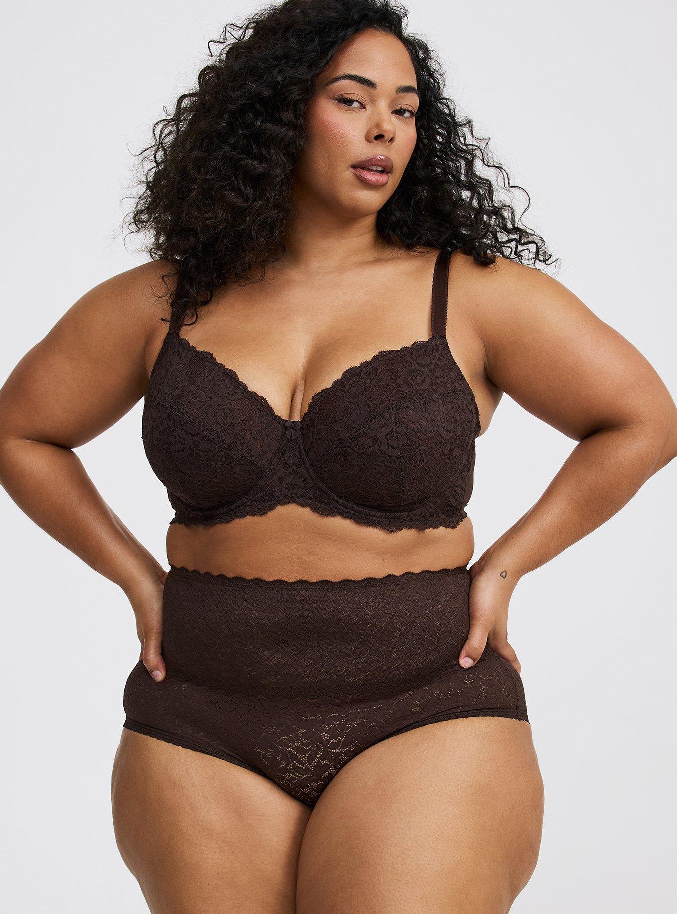 4-Way Stretch High-Rise Lace Panty