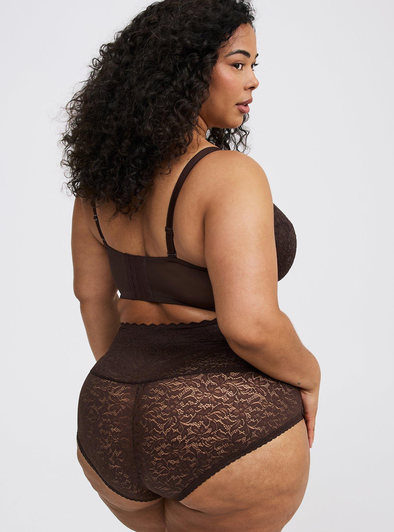 4-Way Stretch High-Rise Lace Panty