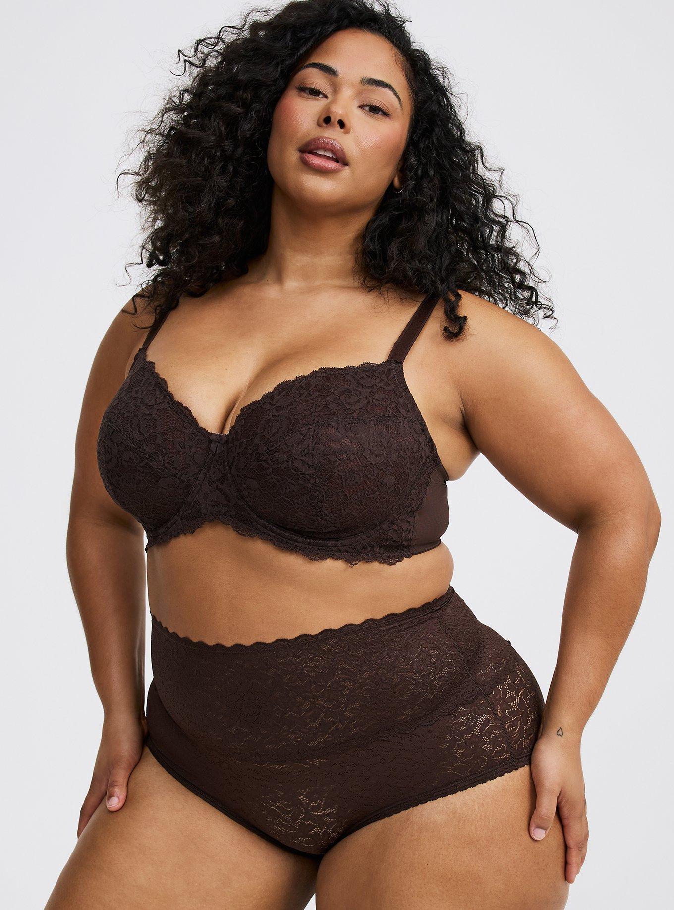 4-Way Stretch High-Rise Lace Panty