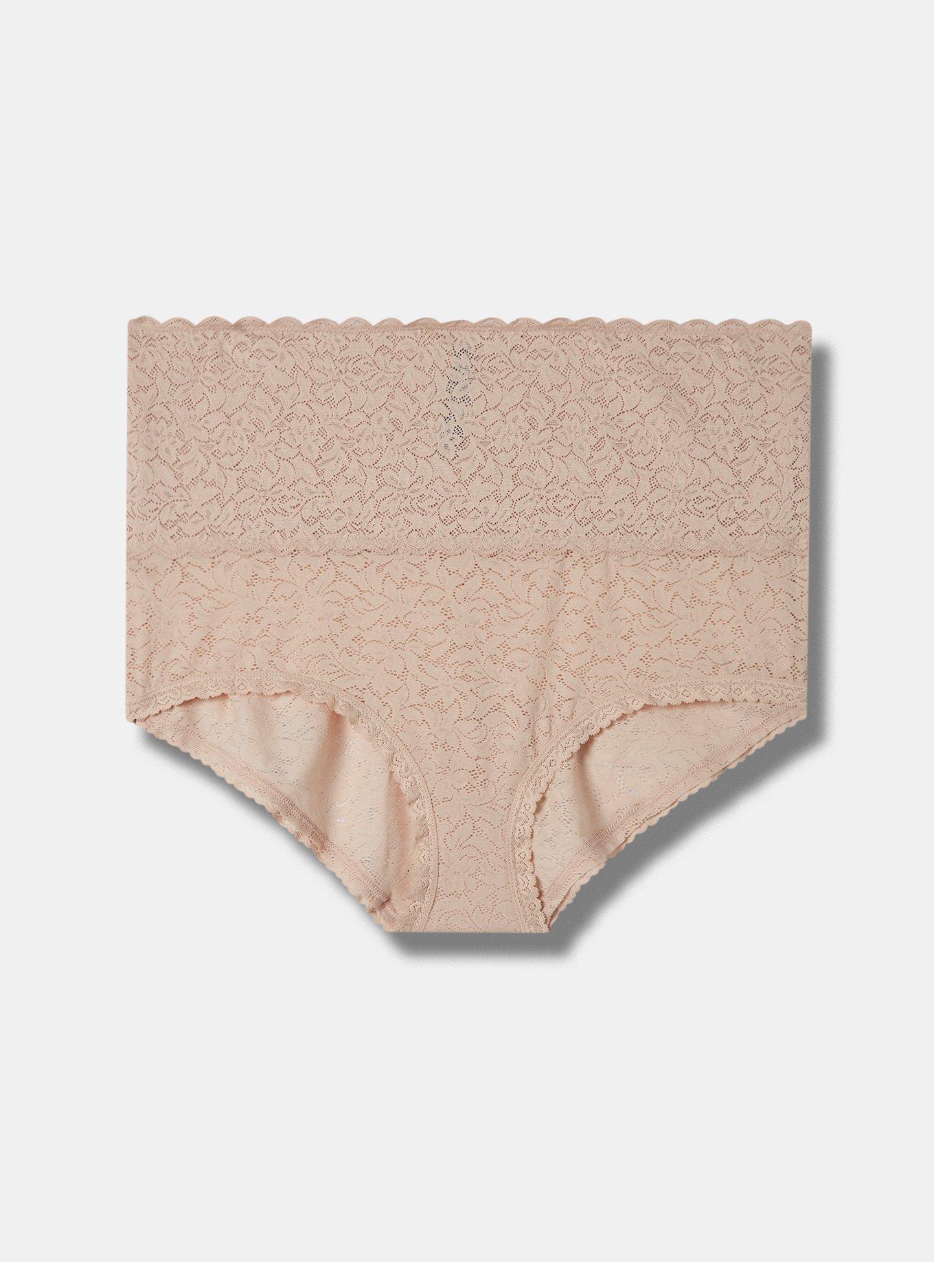 4-Way Stretch Lace High-Rise Brief Panty