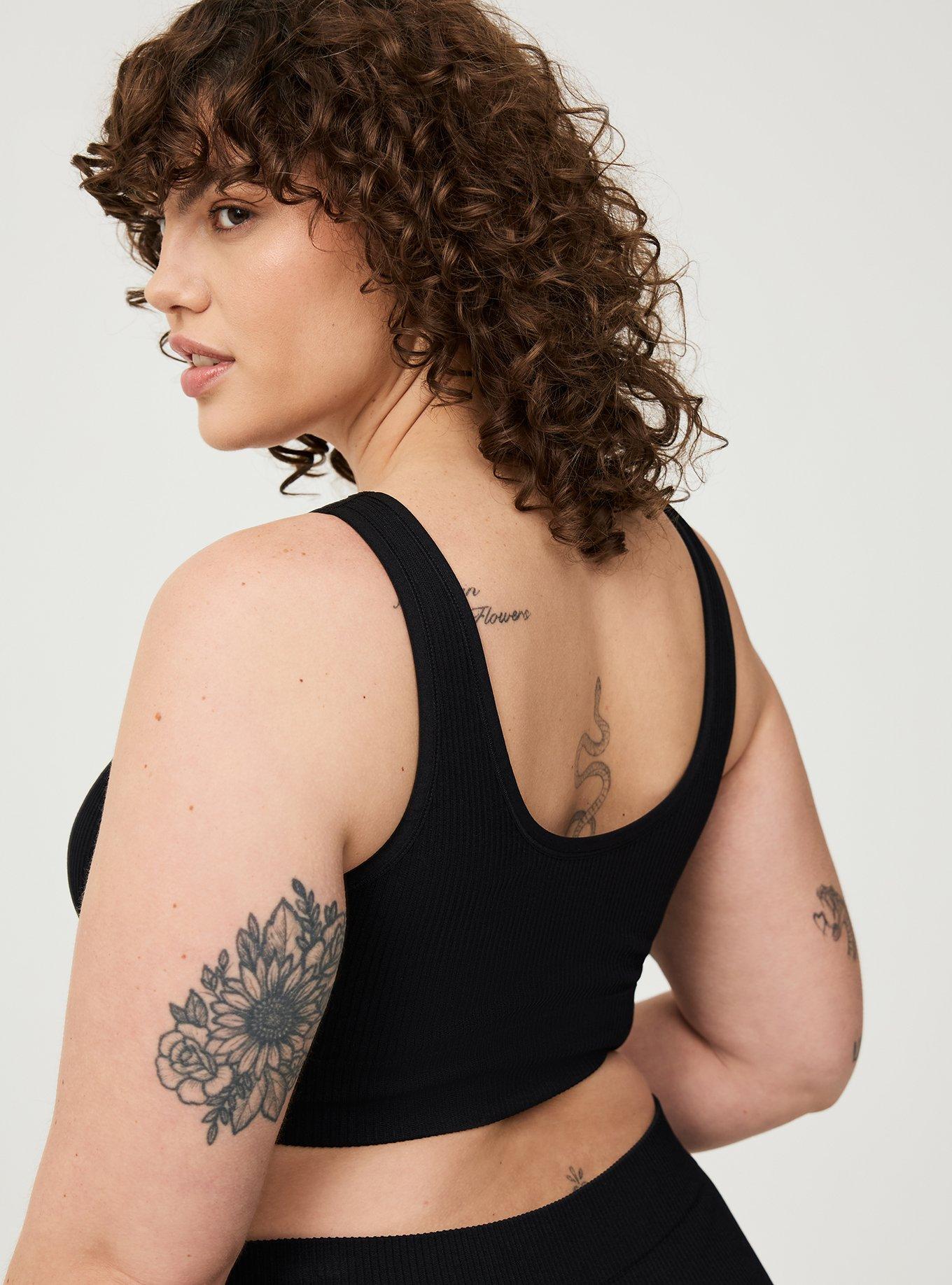 Plus Size - Unlined Seamless Racerback Bralette - Torrid