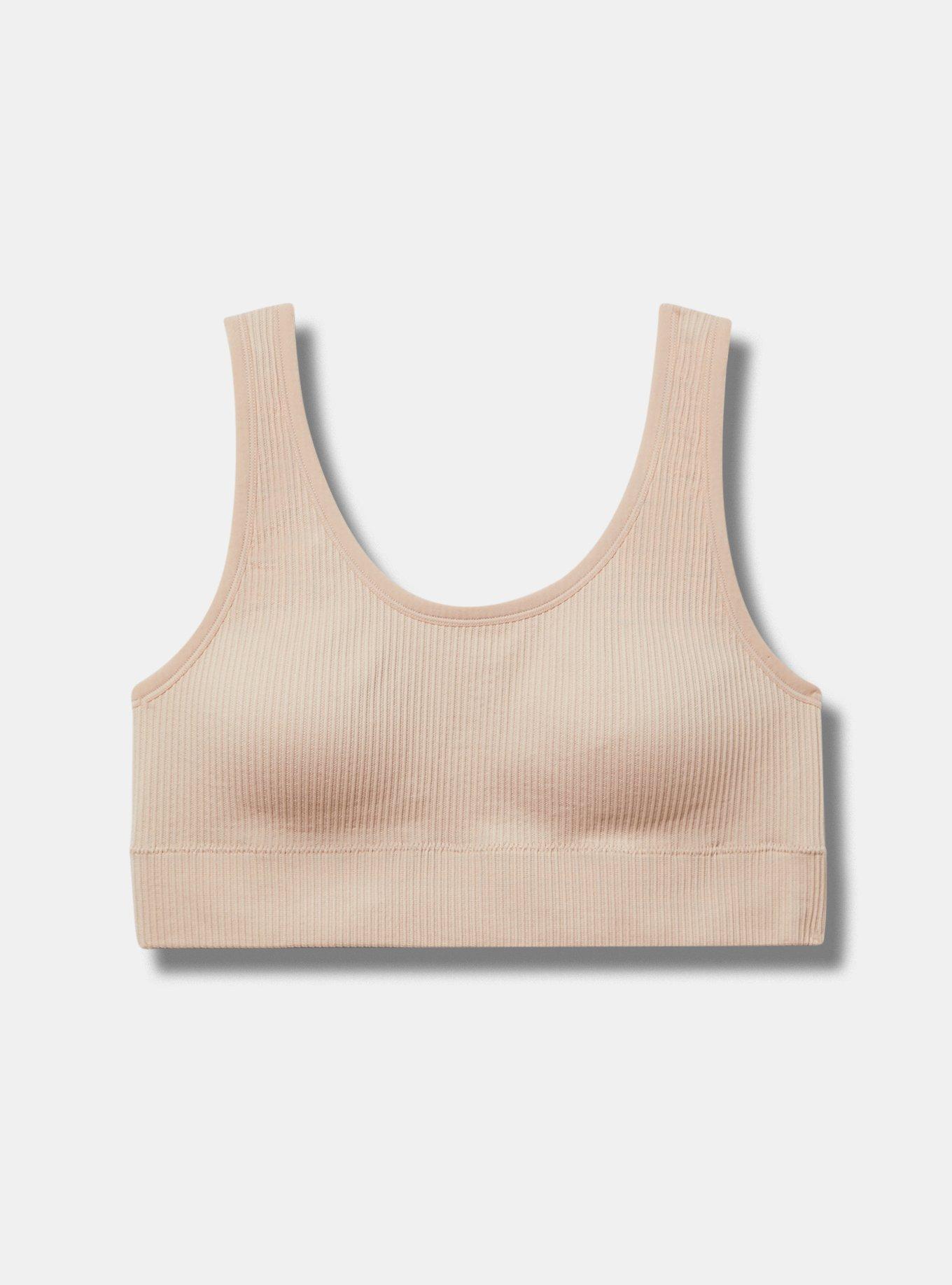 Urban Outfitters Violet Seamless Button-front Bra Top In Light