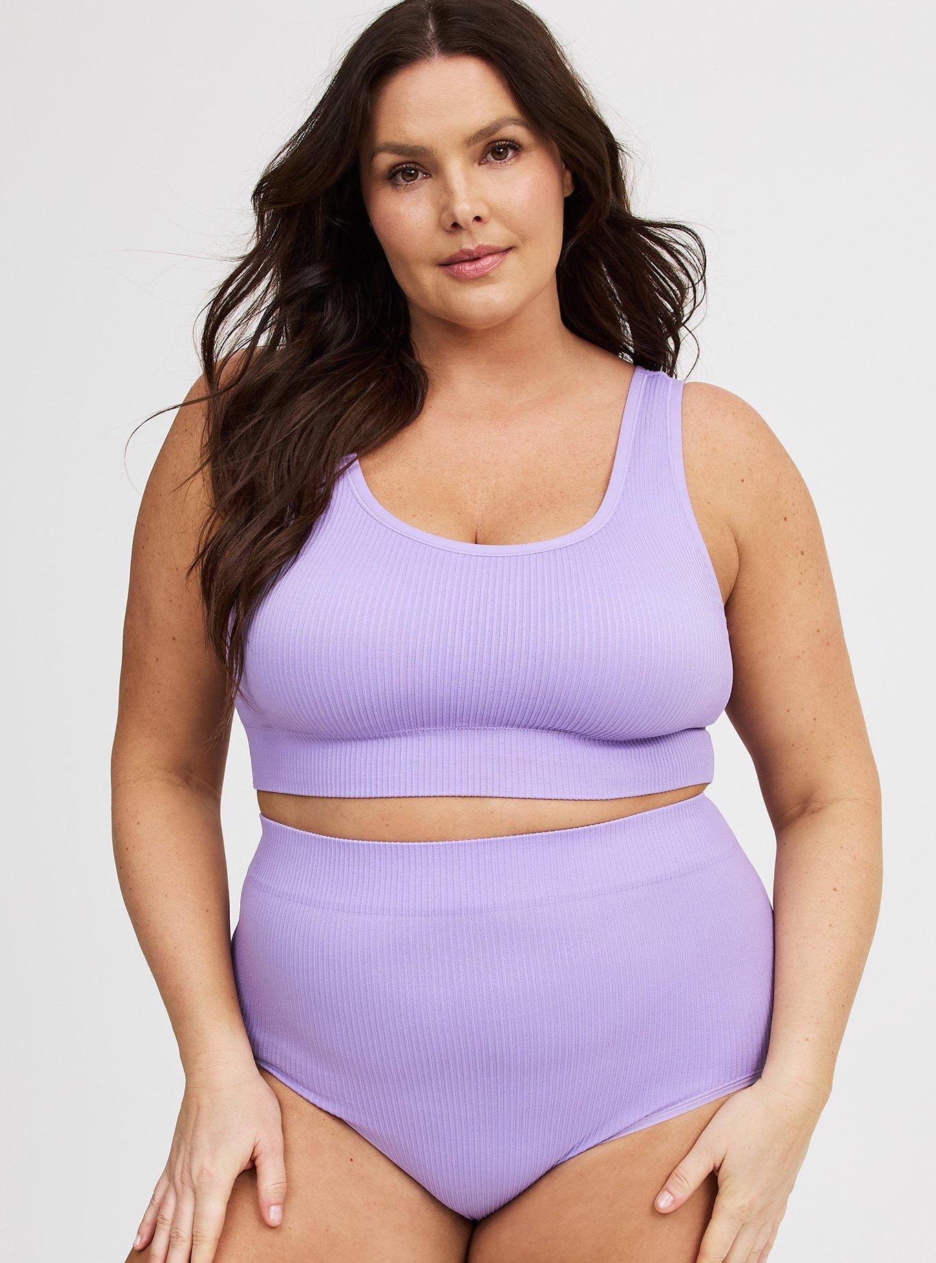 Seamless Rib Scoop Bralette