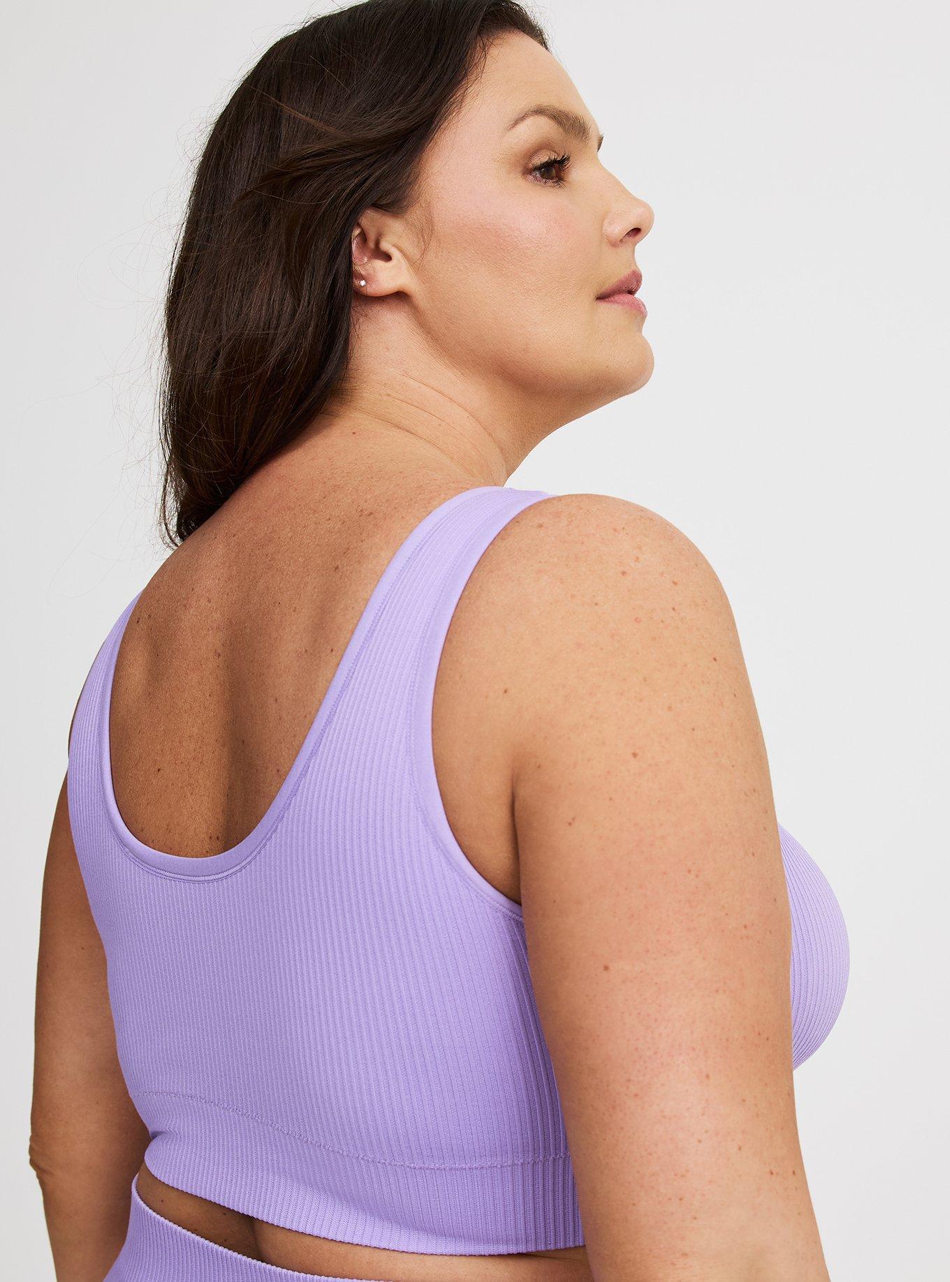 Seamless Rib Scoop Bralette