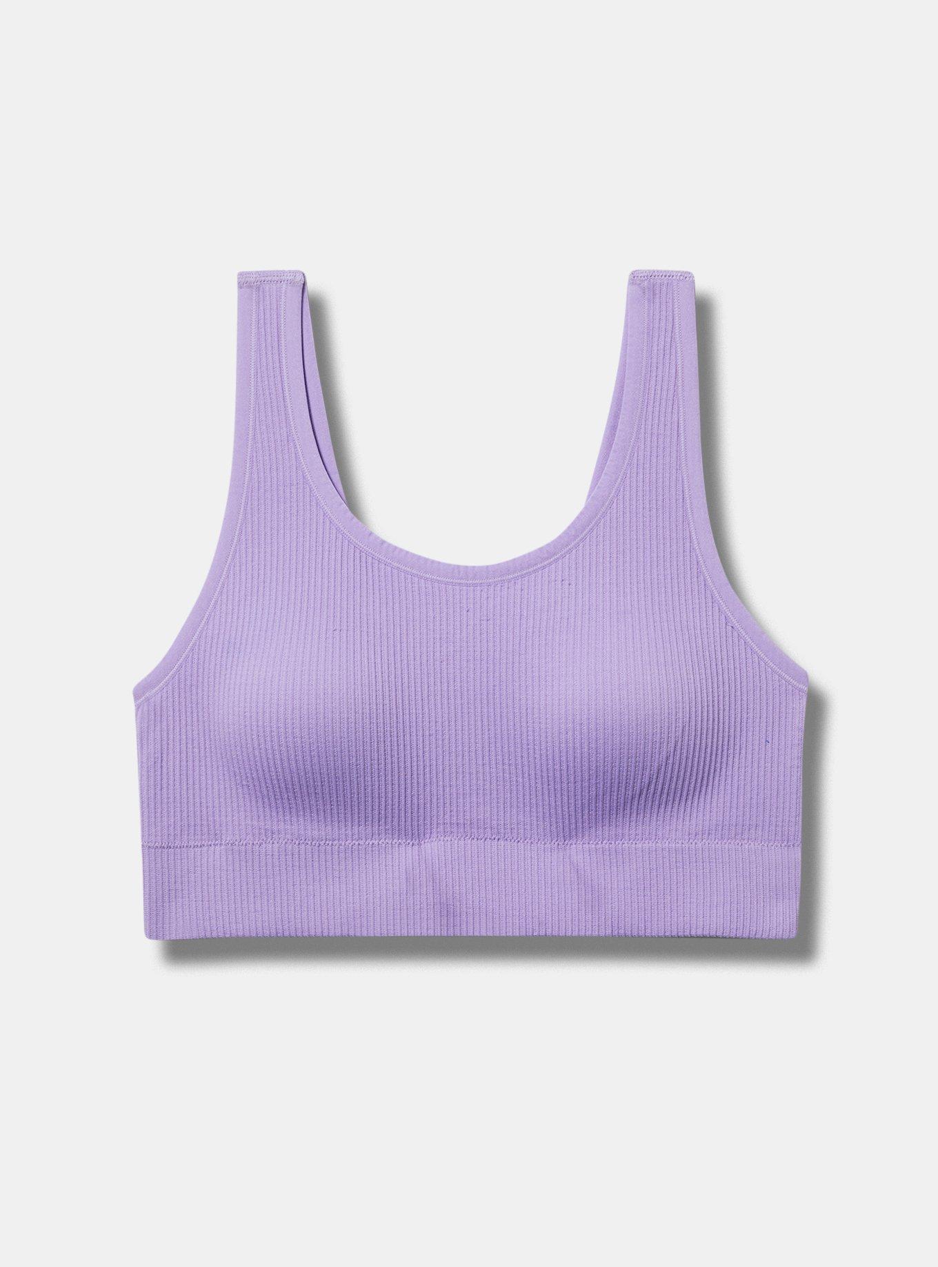 Seamless Rib Scoop Bralette