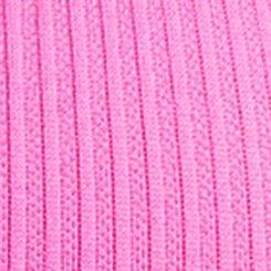 Plus Size Seamless Rib Bralette, SUGAR RUSH, swatch