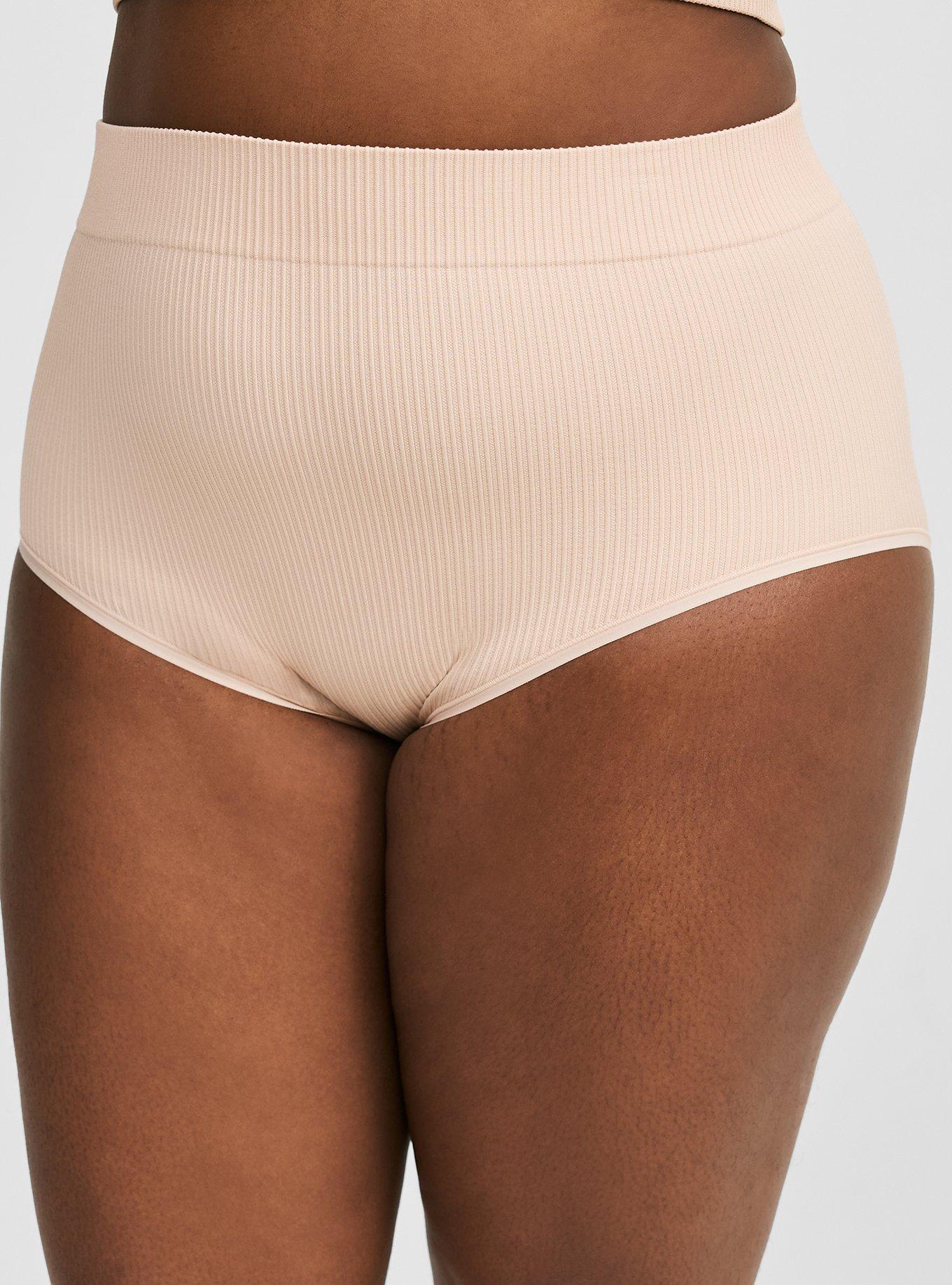 Plus Size - Seamless Ribbed High-Rise Brief Panty - Torrid