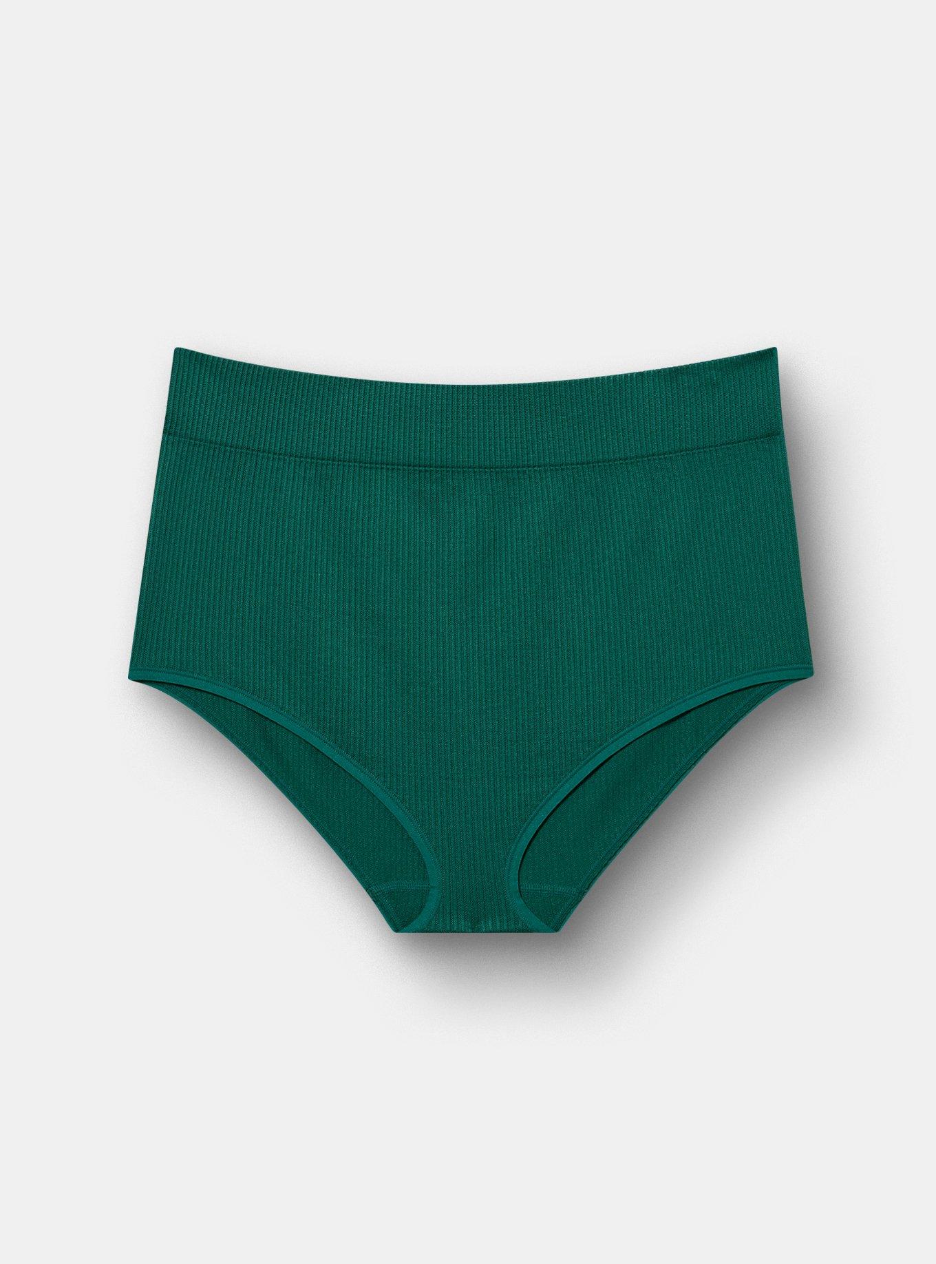 Seamless Rib High-Rise Brief Panty, BOTANICAL GARDEN, hi-res