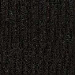 Seamless Ribbed High-Rise Thong Panty, RICH BLACK, swatch