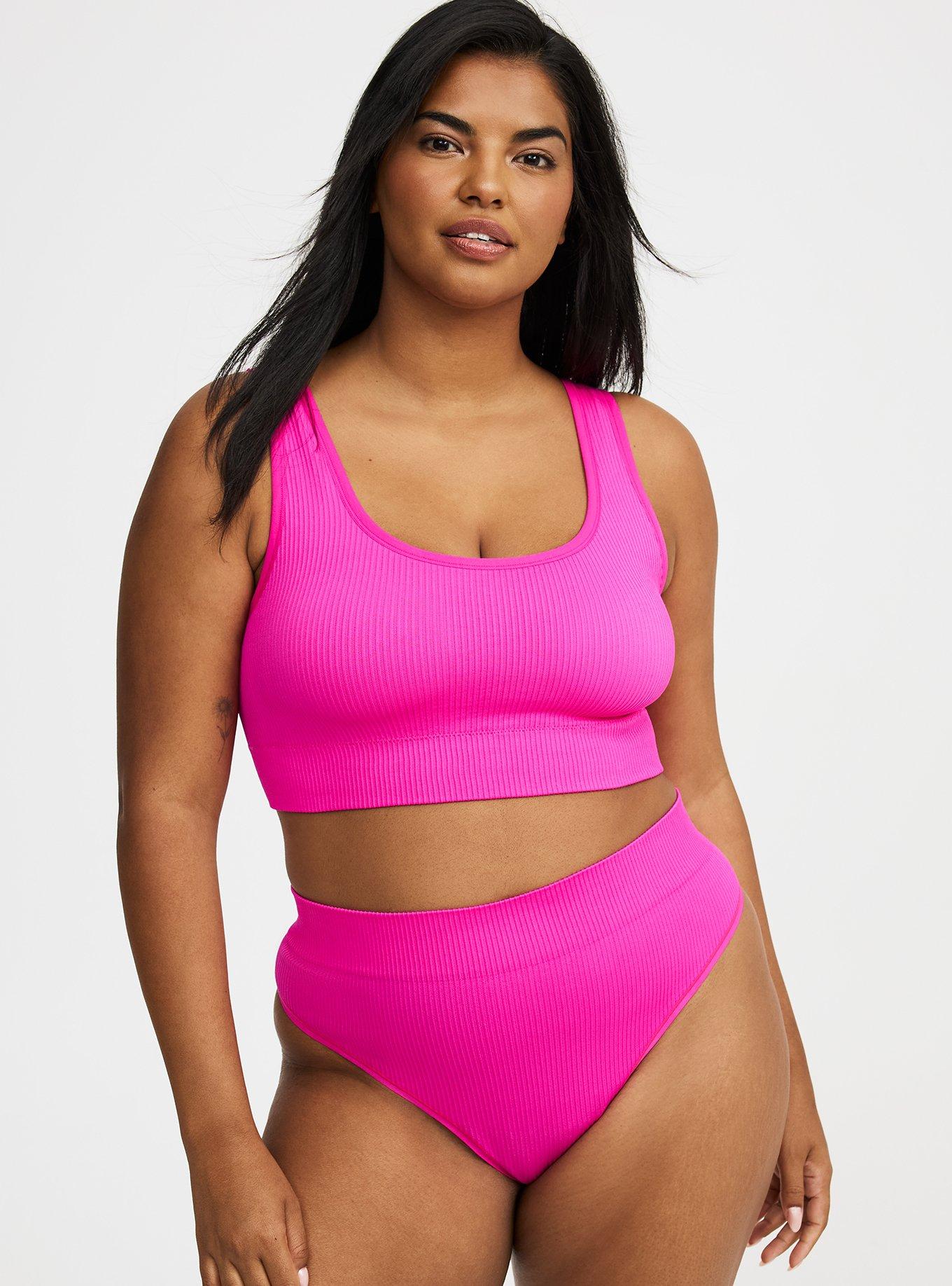 Seamless Ribbed High-Rise Thong Panty