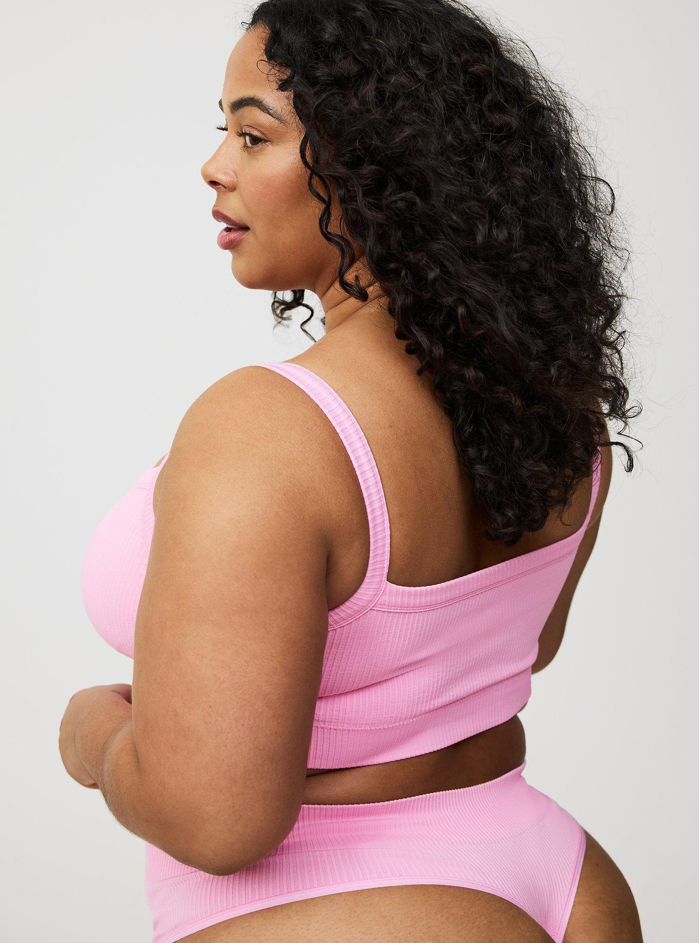Seamless Ribbed High-Rise Thong Panty