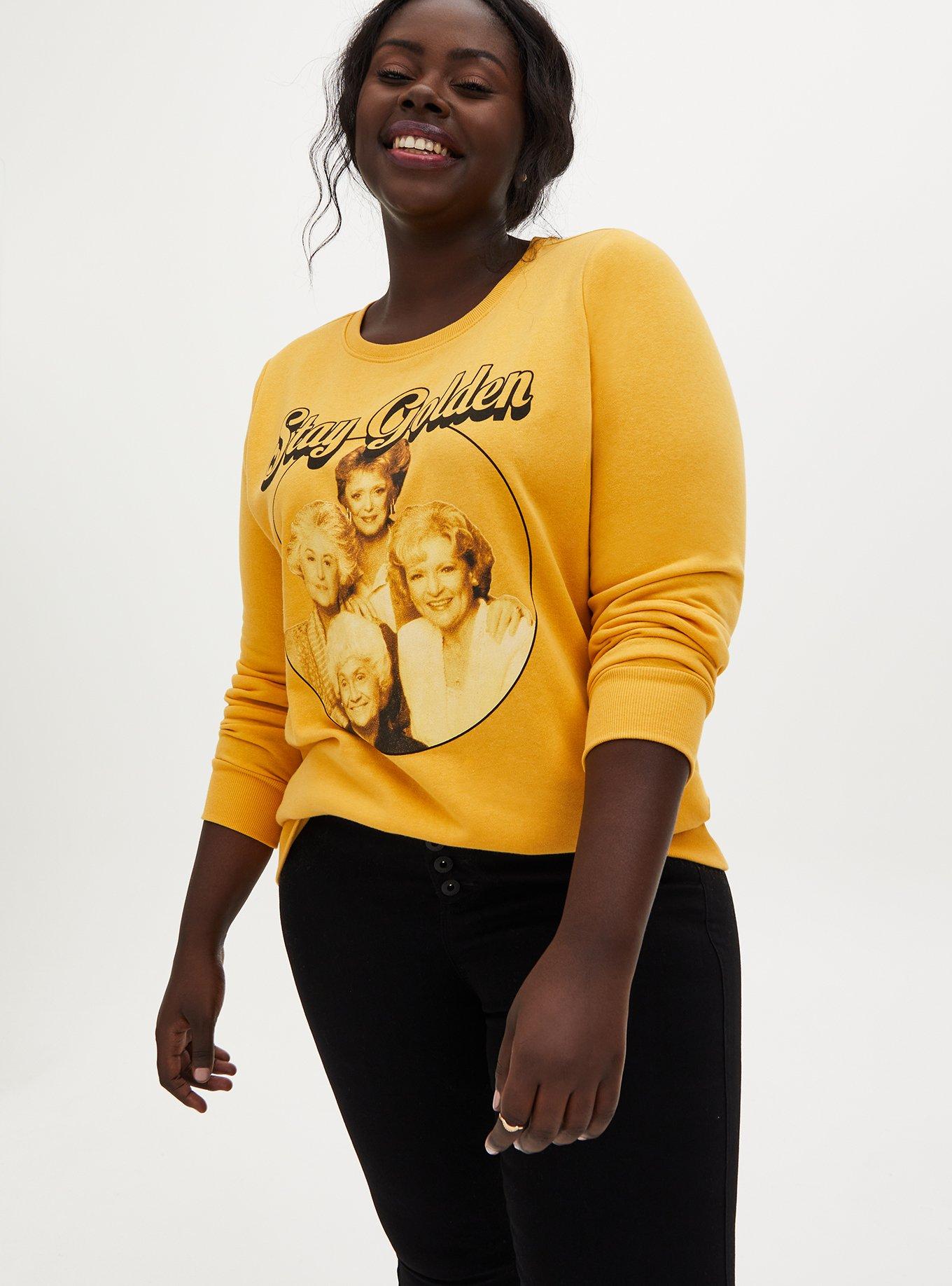 Plus Size The Golden Girls Golden Yellow Fleece Sweatshirt Torrid