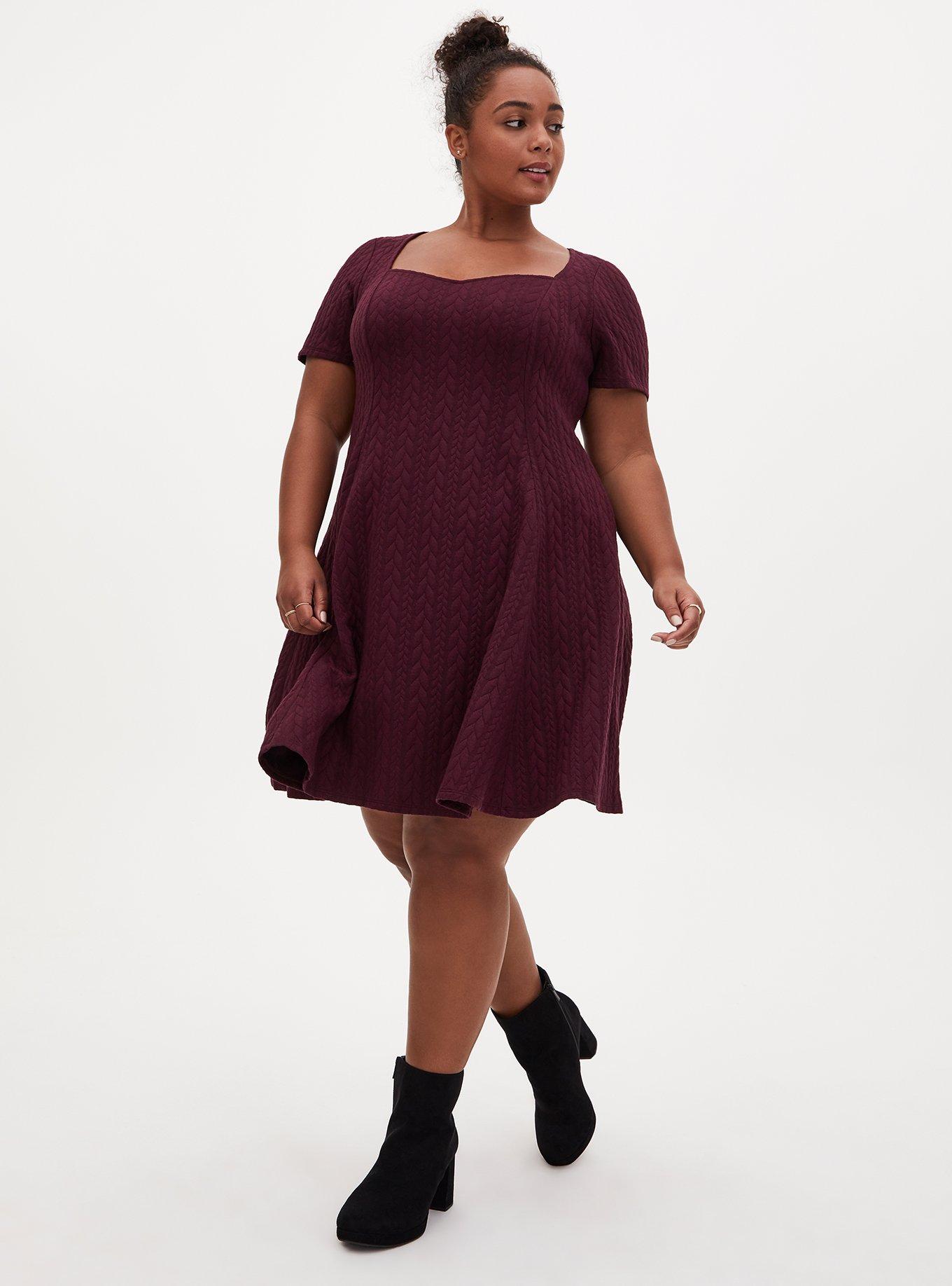 Maroon purple dress hotsell