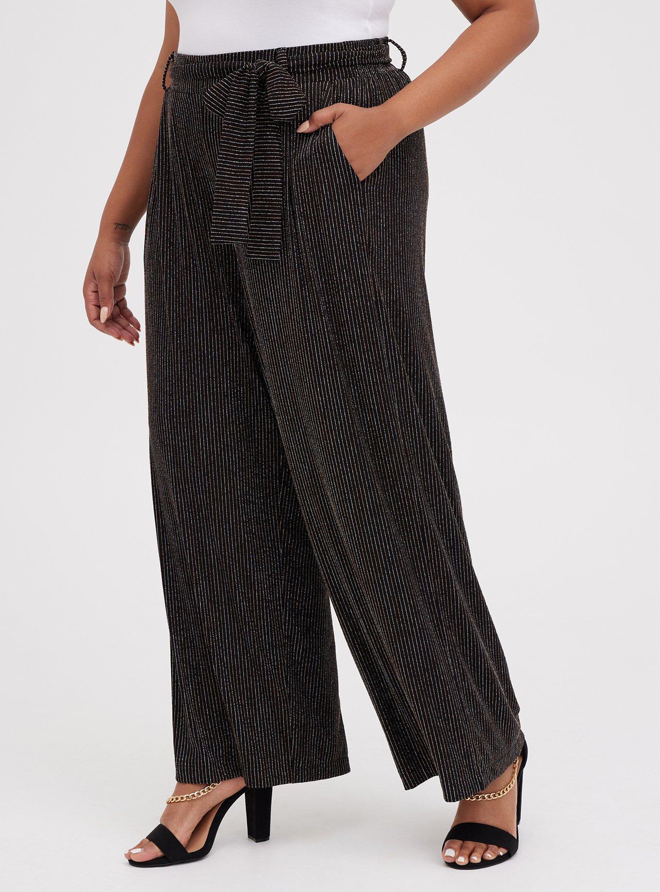 AMERI LAYERED STRIPE STRAIGHT PANTS set