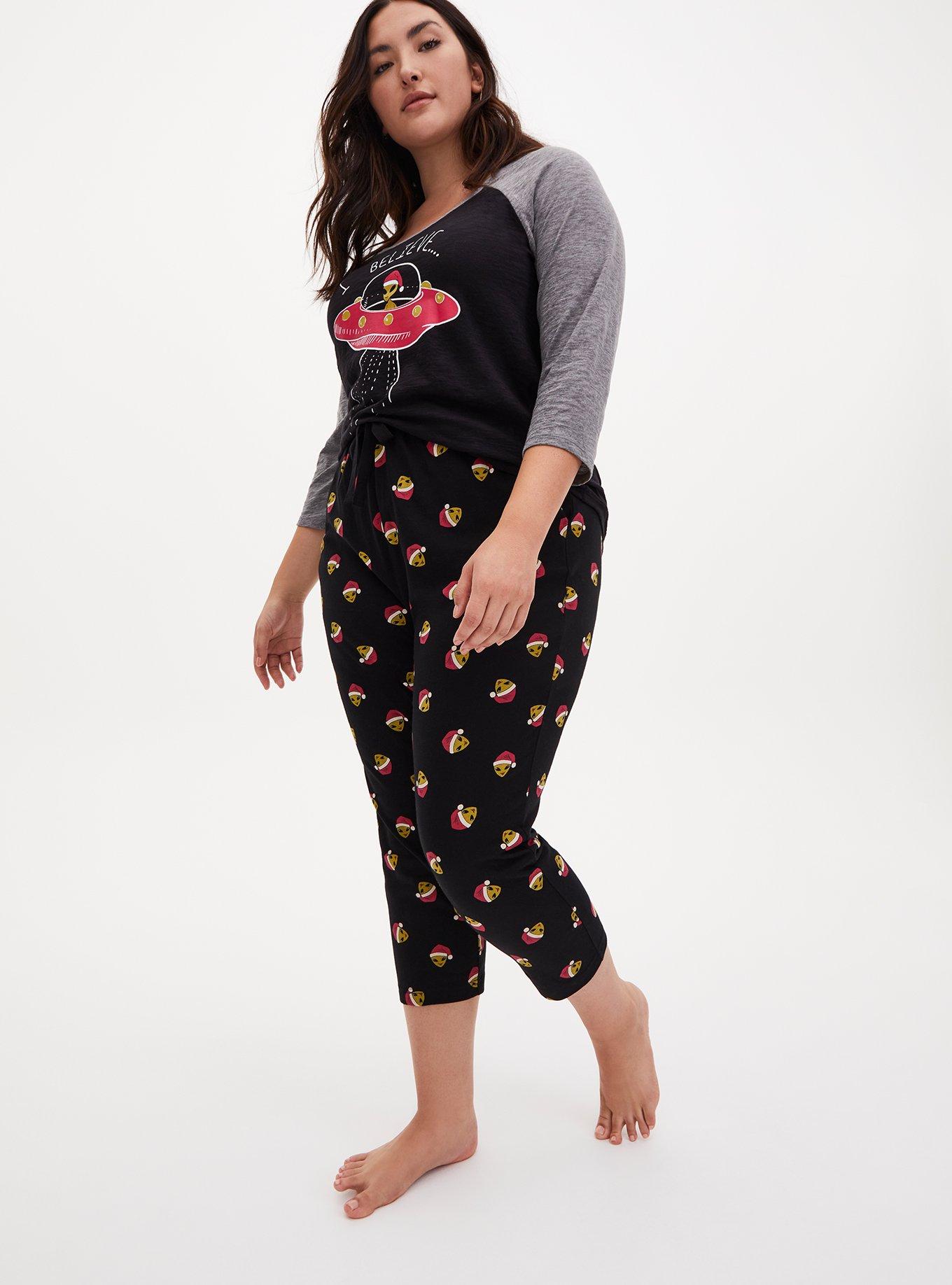 Plus Size - Cotton Crop Sleep Pant - Torrid