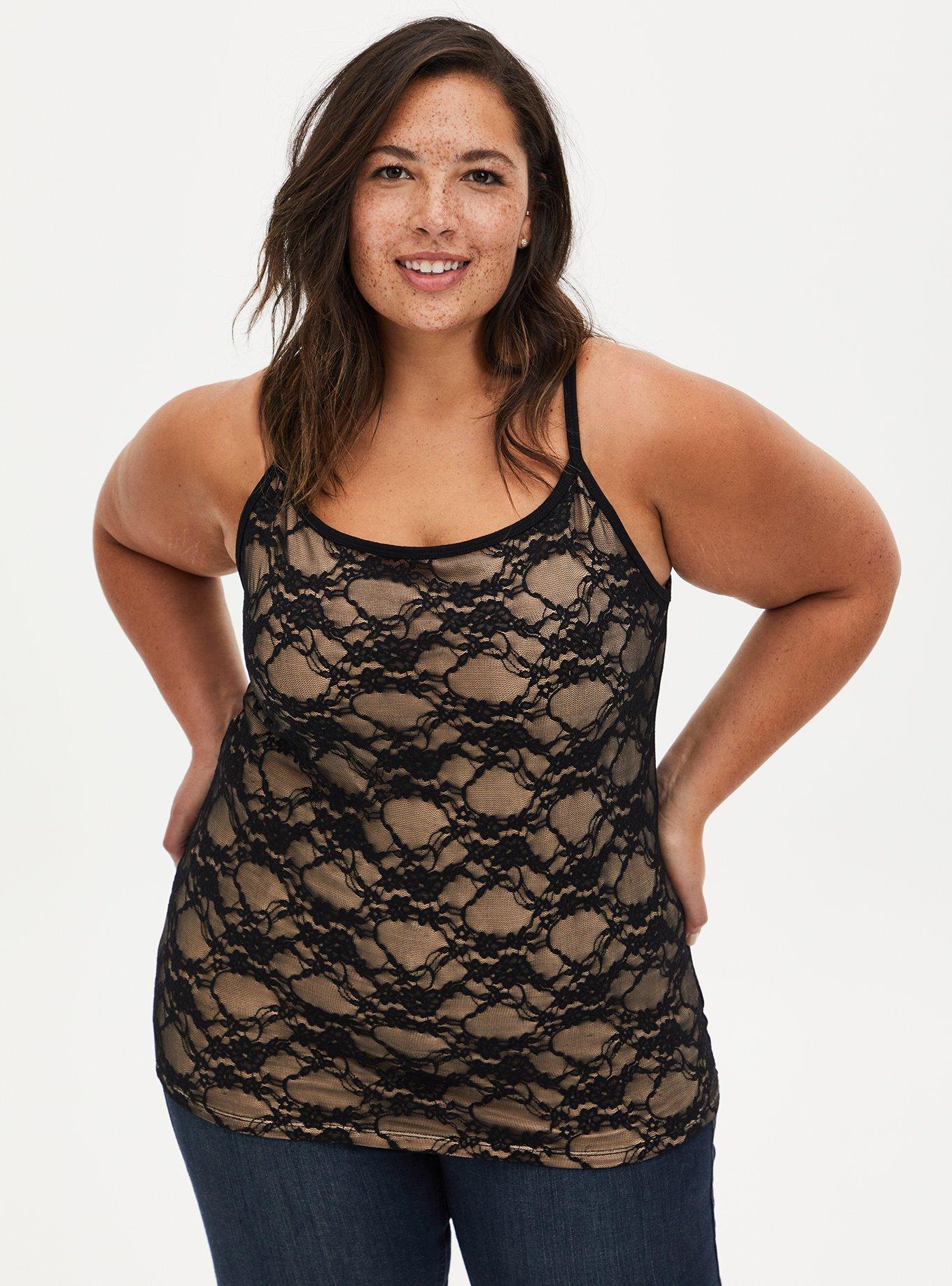 Plus Size - Foxy Scoop Neck Cami Bodysuit - Torrid