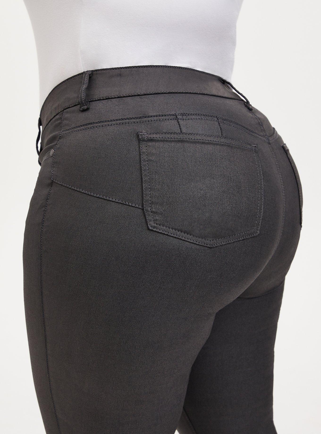 Bombshell Skinny Jean - Coated Grey, GREY, alternate