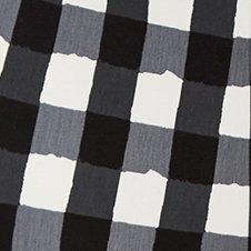 Betsey Johnson Black & White Plaid Pixie Pant, PLAID BLACK, swatch