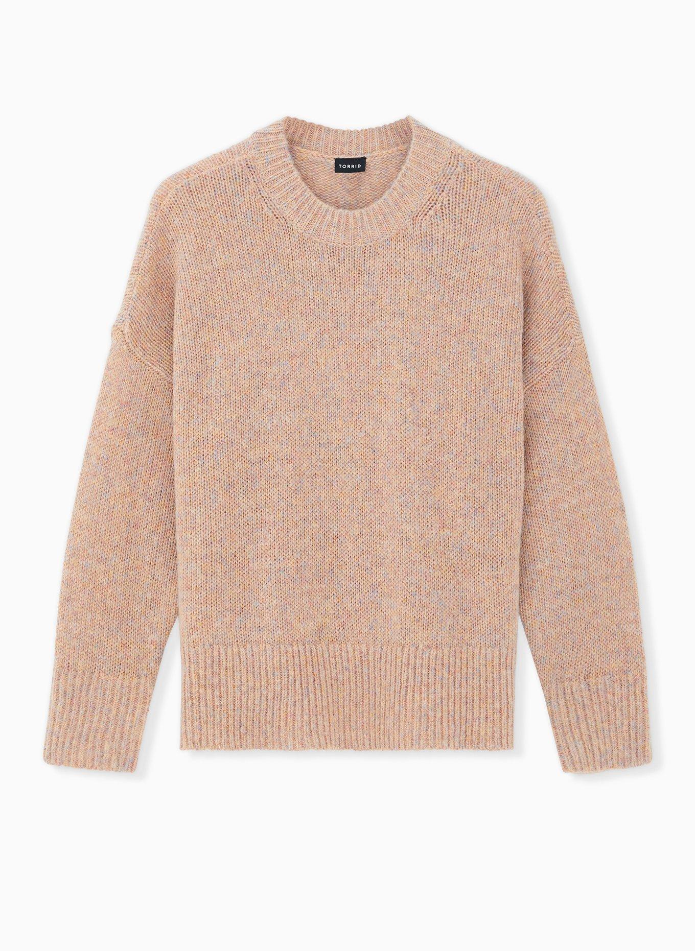 Pullover Drop Shoulder Sweater, , hi-res