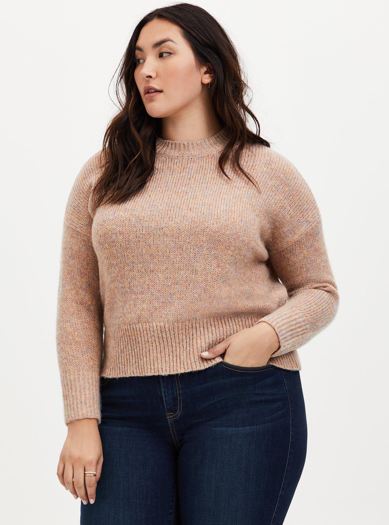 Pullover Drop Shoulder Sweater, , hi-res