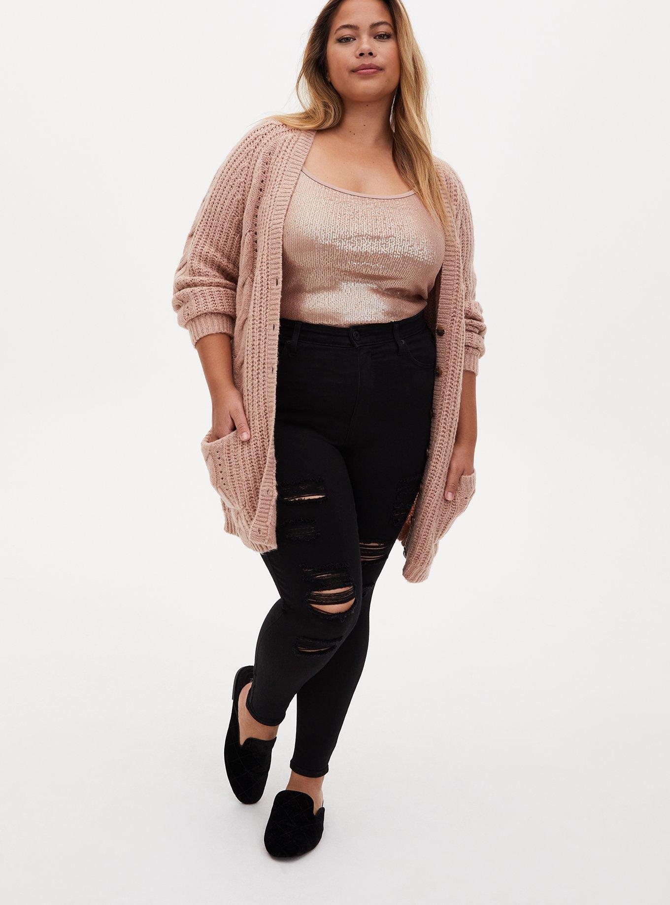 Plus Size - Cable Knit Lounge Legging - Torrid