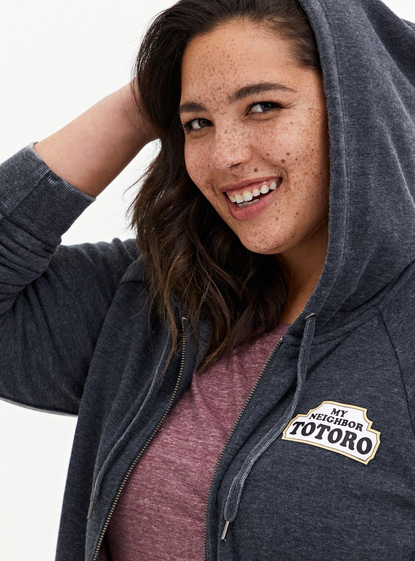 Totoro zip up store hoodie