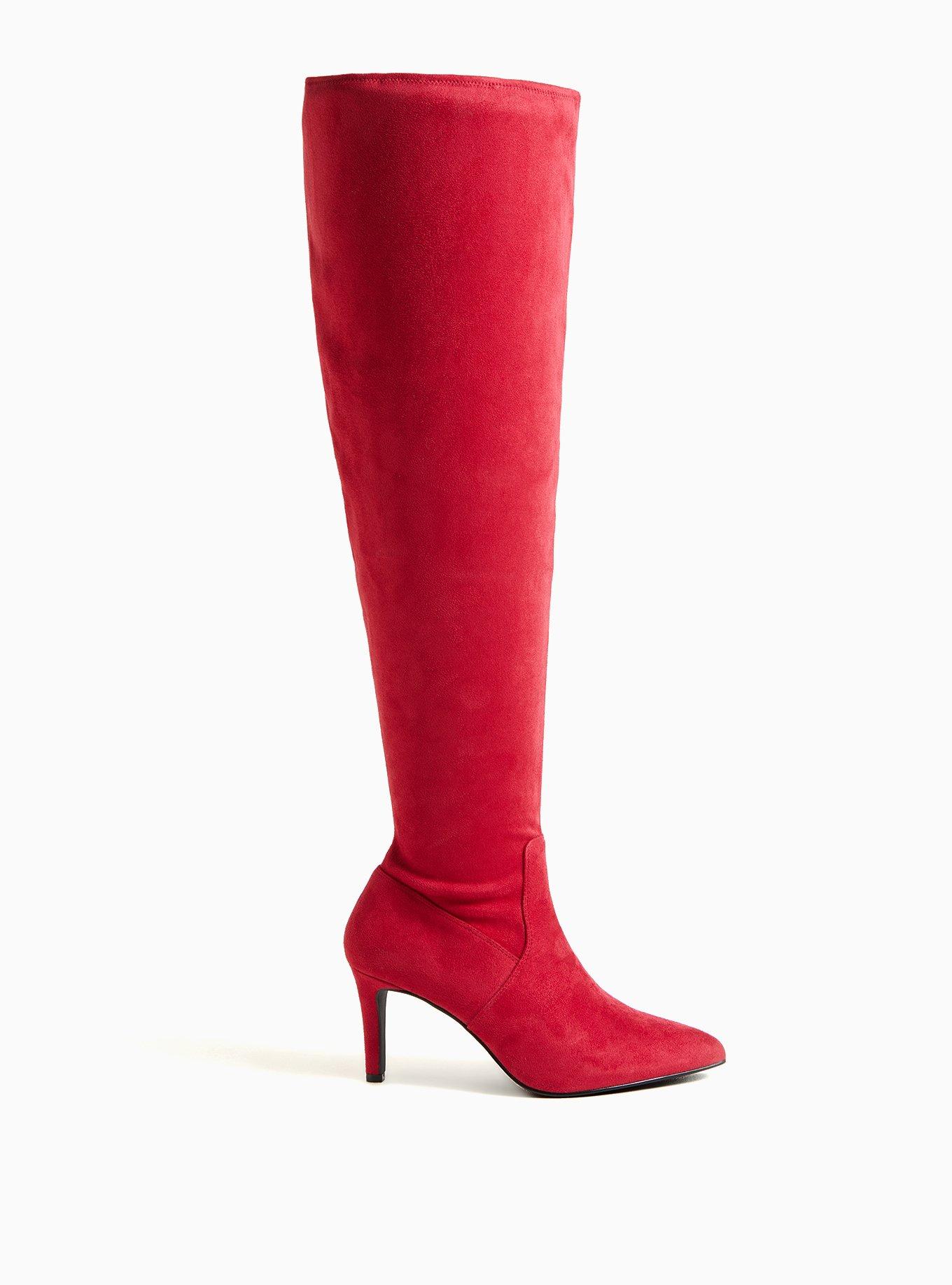 Pointed Toe Over-The-Knee Boot (WW)