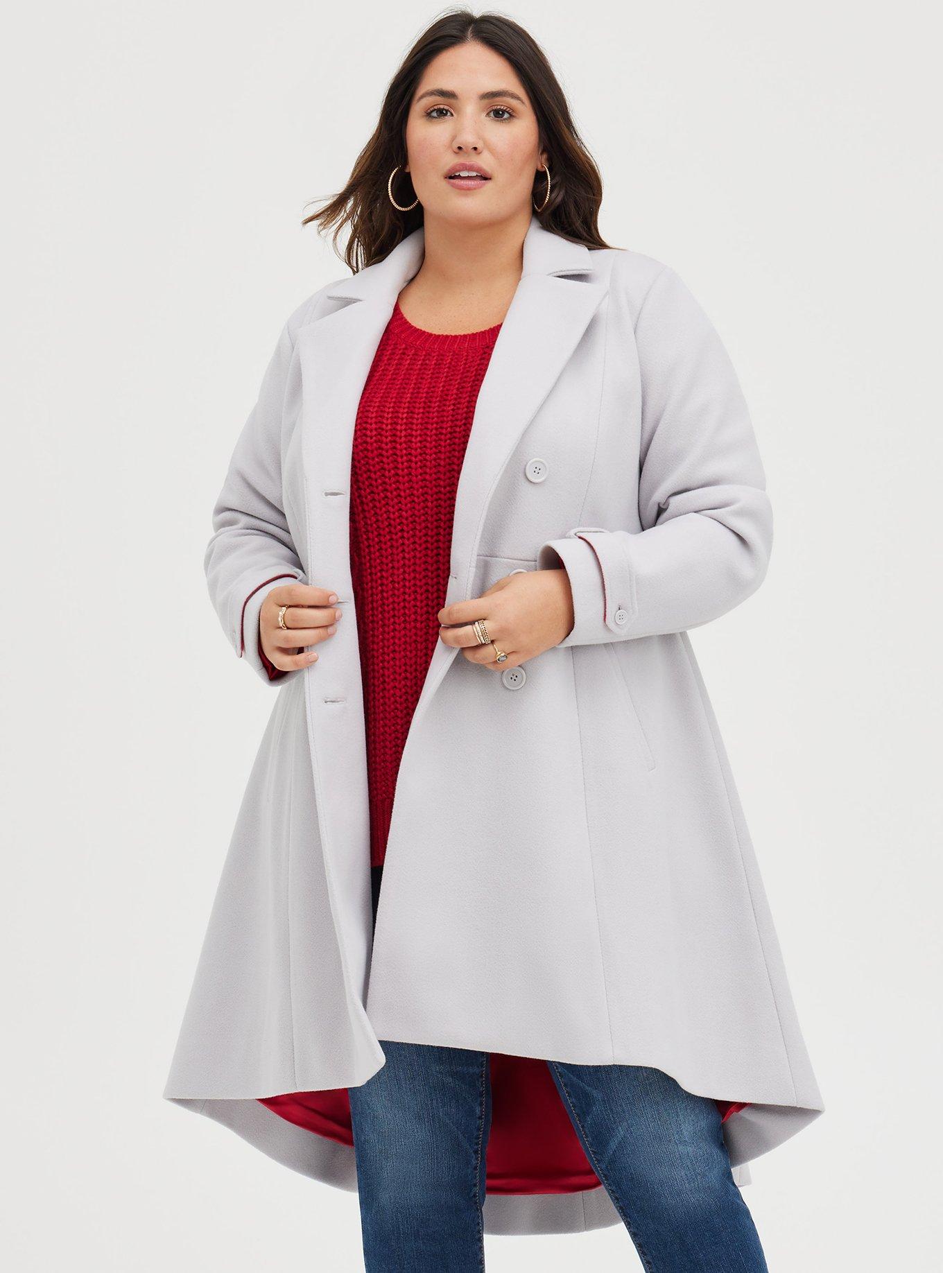 Torrid plus size clearance coats