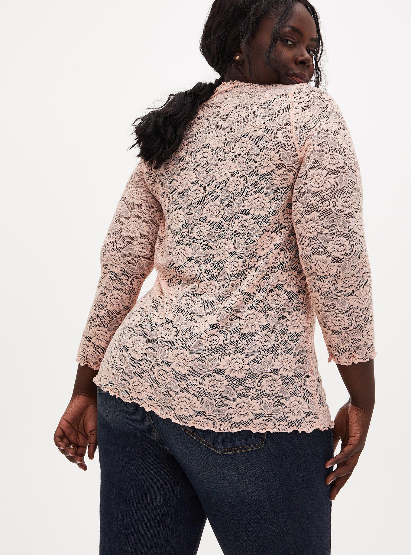 Plus size lace turtleneck sale