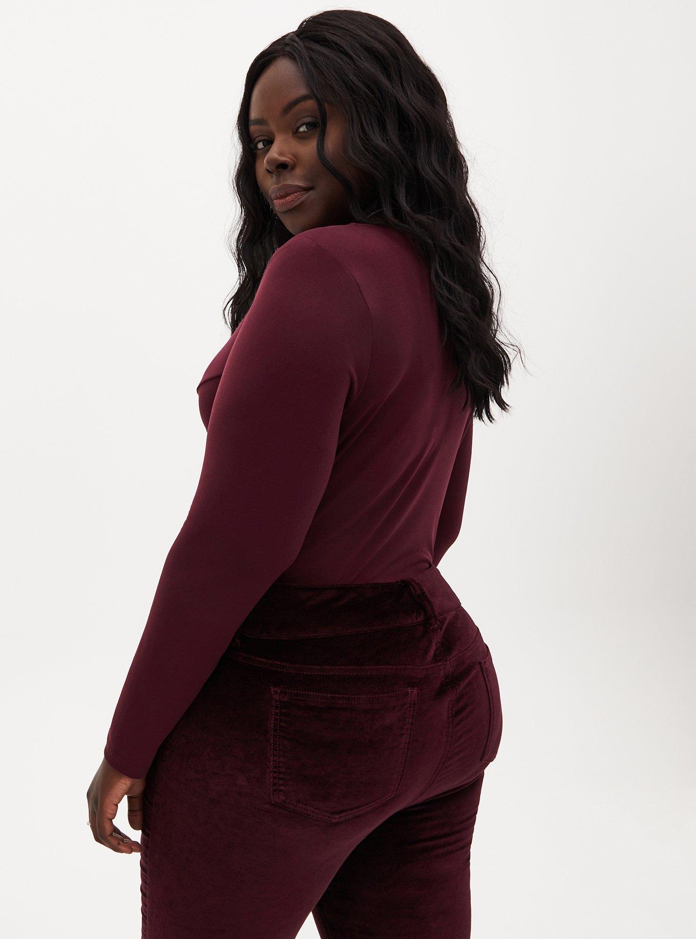 Plus Size - Studio Knit Twist Front Bodysuit - Torrid