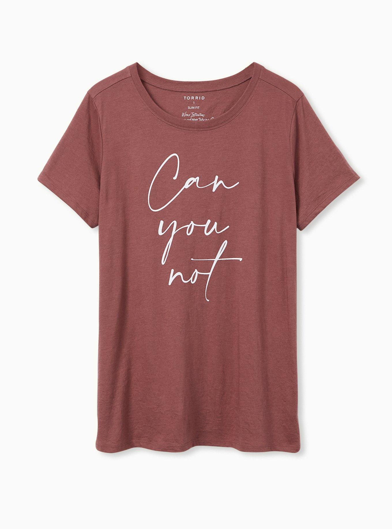 Slim Fit Graphic Tee - Can You Not Walnut, ROSE BROWN, hi-res