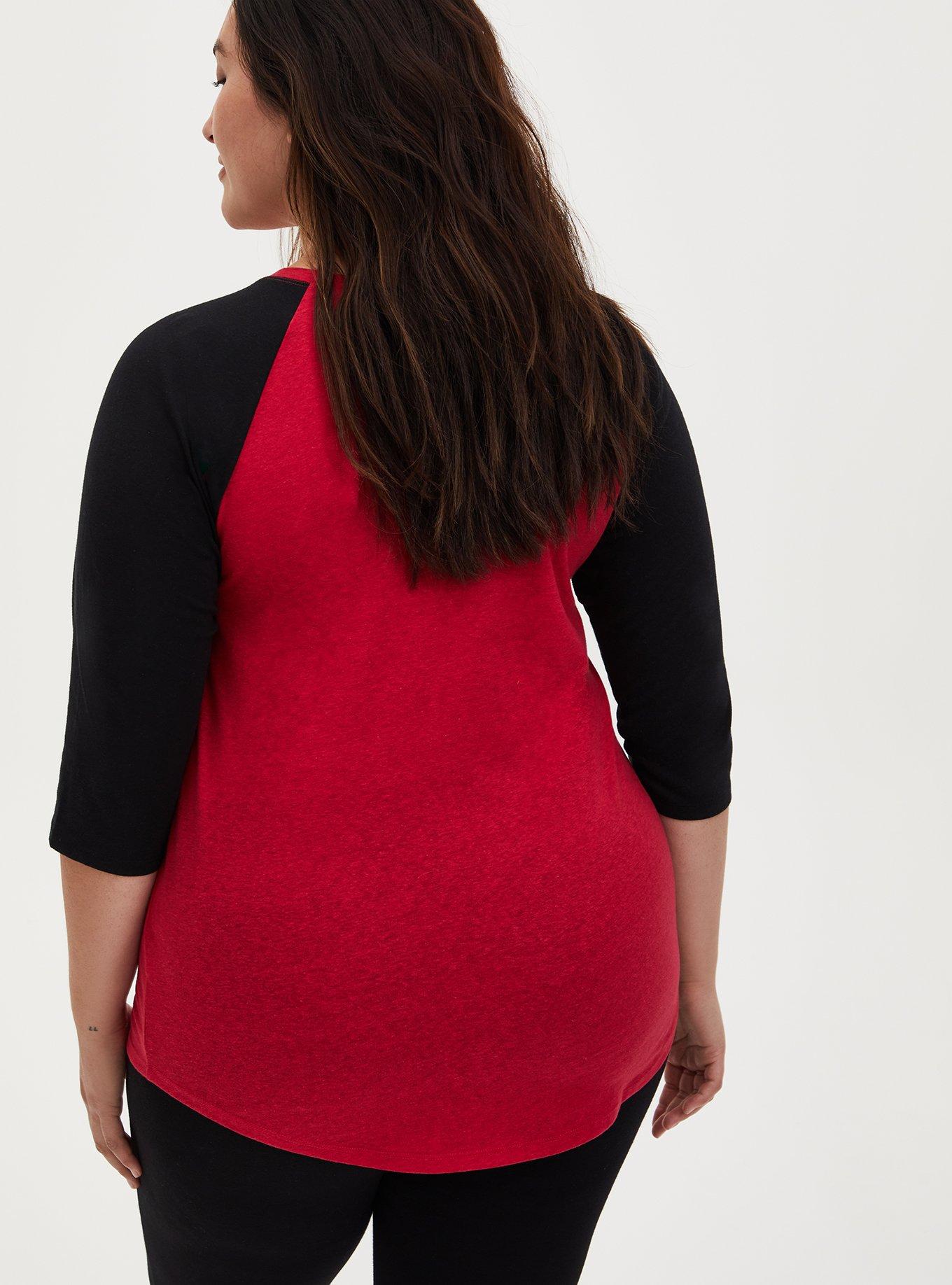 Plus Size Ho Ho No Red Classic Fit Graphic Tee, JESTER RED, alternate