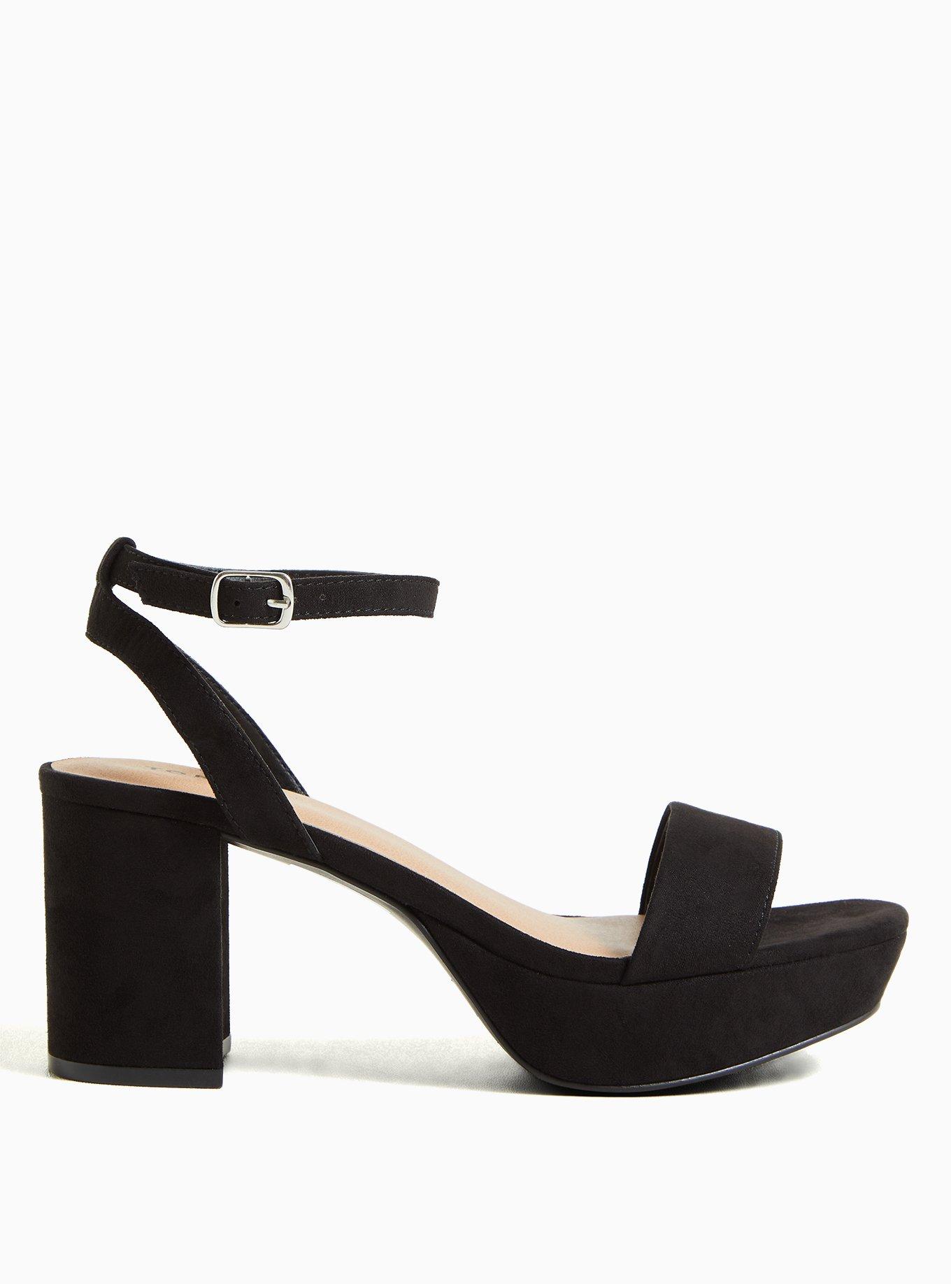 Plus Size - Platform Block Heel Sandal (WW) - Torrid