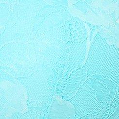 Plus Size T-Shirt Push-Up Floral Lace 360° Back Smoothing™ Bra, BLUE RADIANCE, swatch