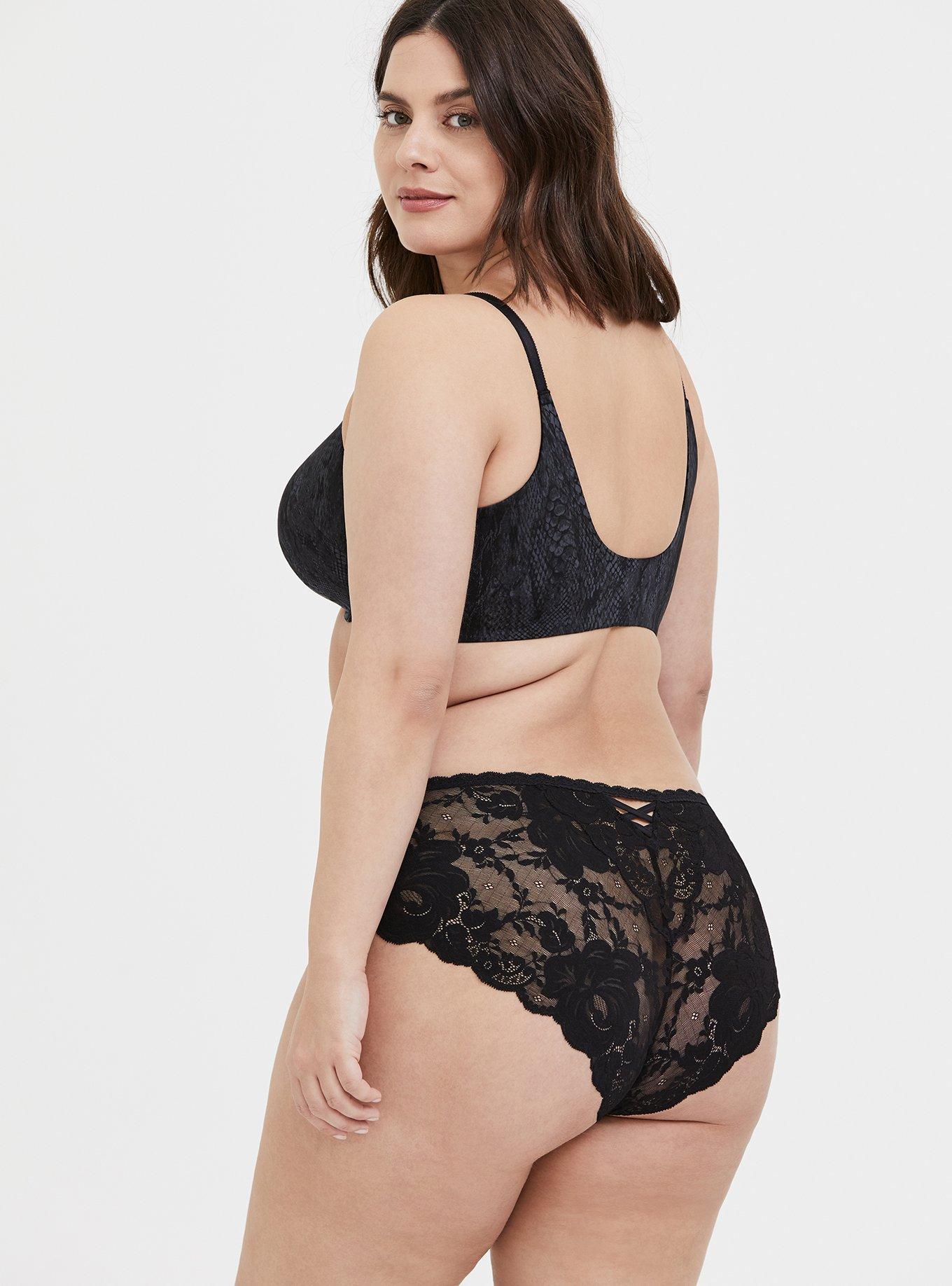 Perfect Coverage Lightly Lined Smooth Front-Close Bra, SNAKESKIN BLACK, alternate