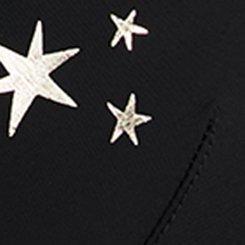 Perfect T-Shirt Front Close Bra, STARBURST DOT RICH BLACK FOIL, swatch