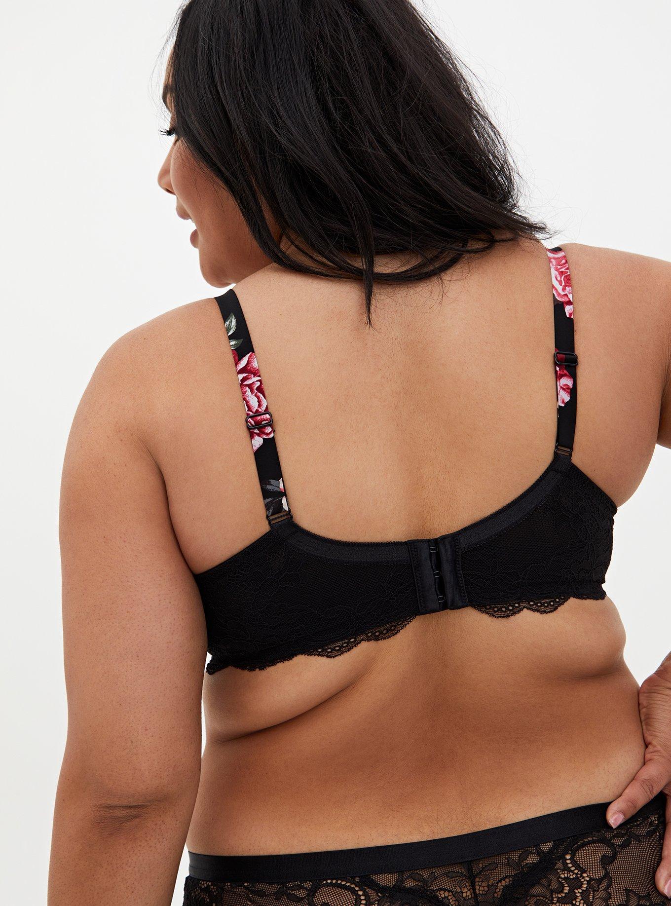 Plus Size Perfect T-Shirt Bra, MILLENIAL FLORAL, alternate