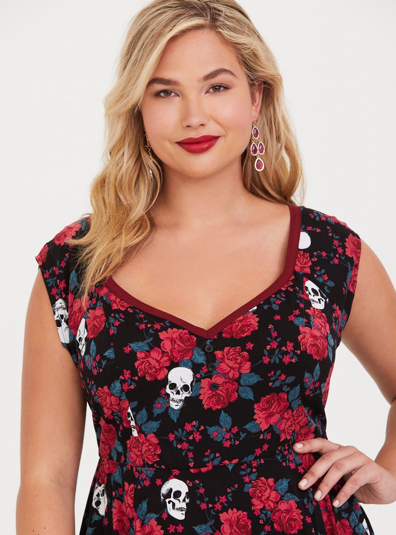 Torrid hotsell rose dress