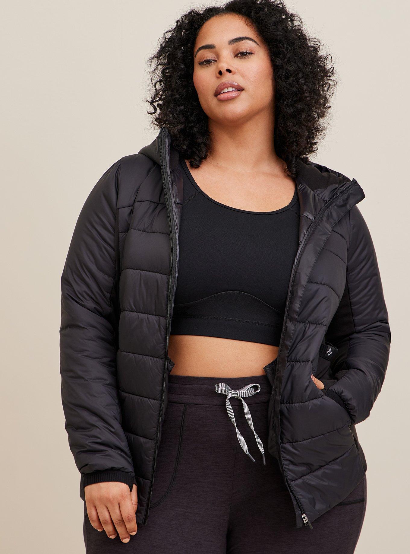 Plus Size - Reflective Nylon Windbreaker Active Jacket - Torrid