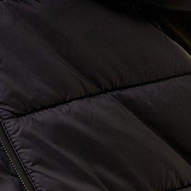 Active Puffer Jacket  - Nylon & Fleece Black, BLACK, swatch