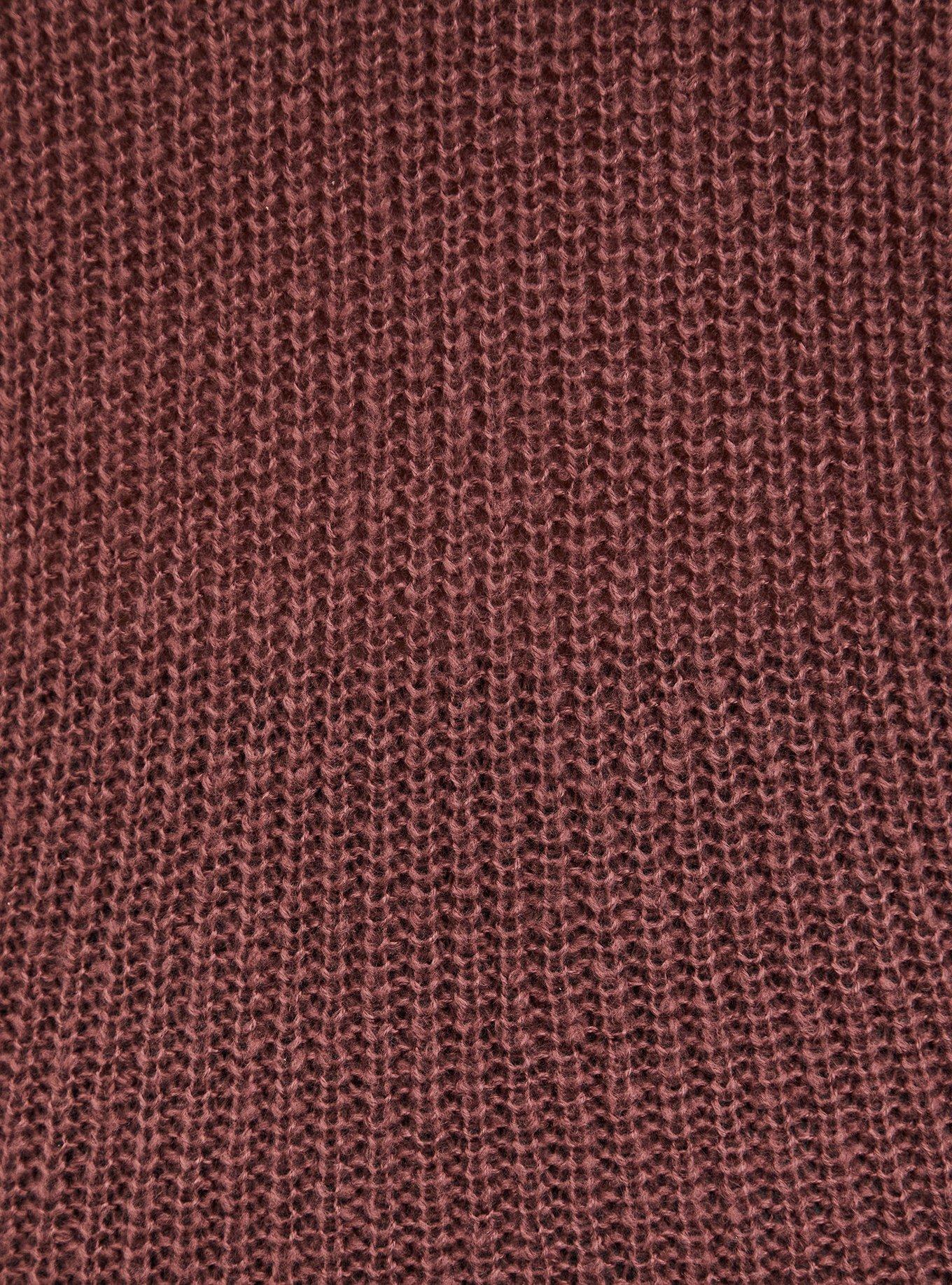 Pullover Turtle Neck Sweater, DUSTY ROSE, alternate